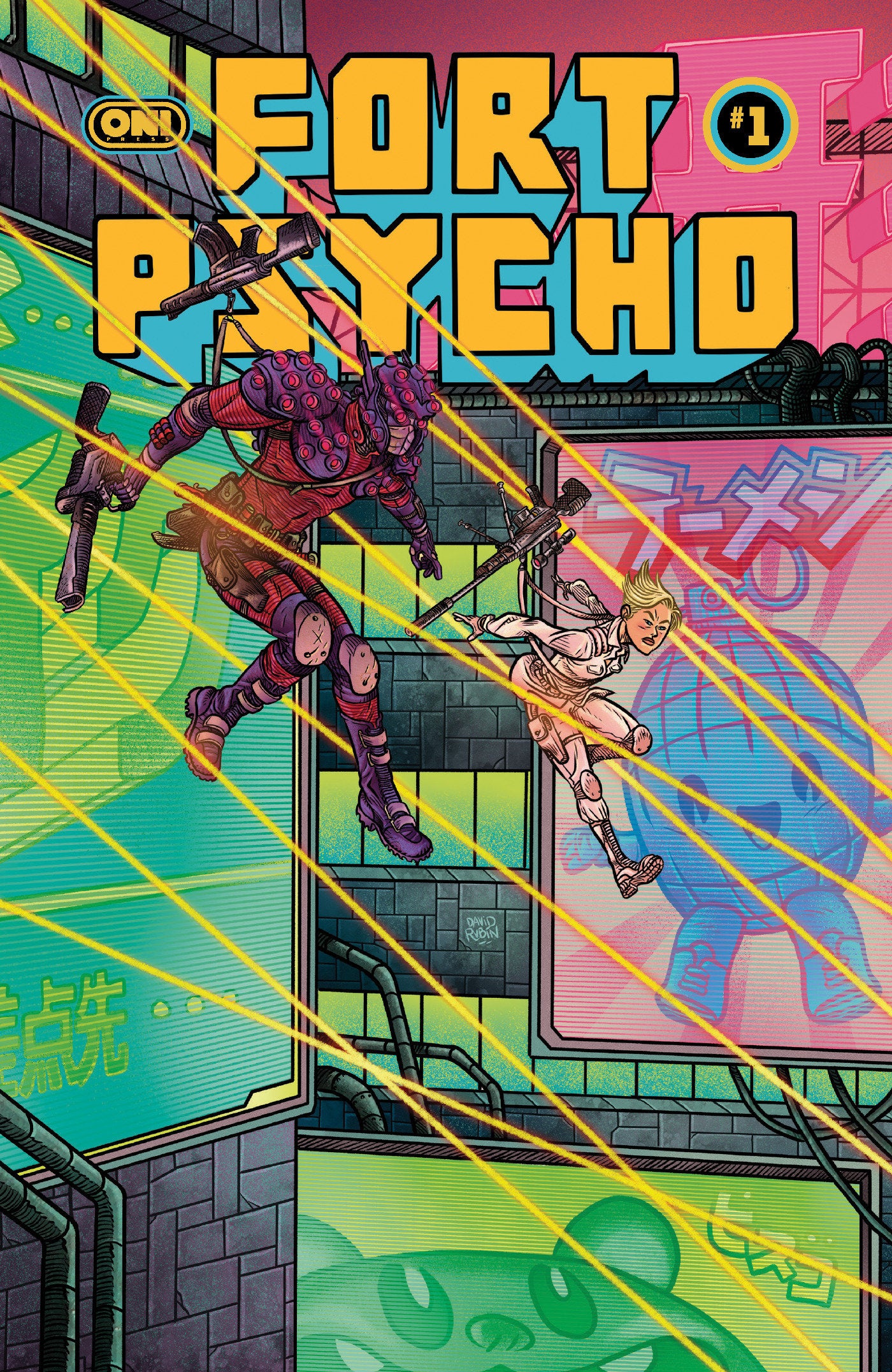 FORT PSYCHO #1 COVER G 1:10 DAVID RUBIN VARIANT (Oni Press 2026) Comic