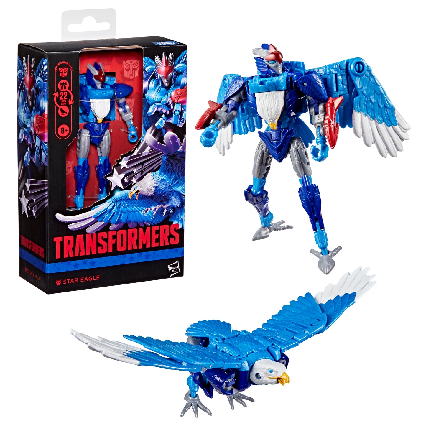 TRANSFORMERS DLX STAR EAGLE ACTION FIGURE