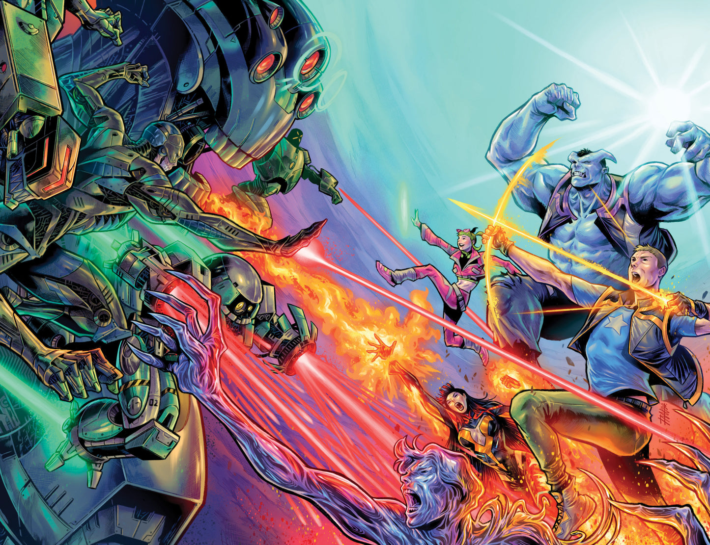 VALIANT BEYOND: ALL NEW HARBINGER #1 VARIANT F (FAJARDO WRAPAROUND FULL ART)