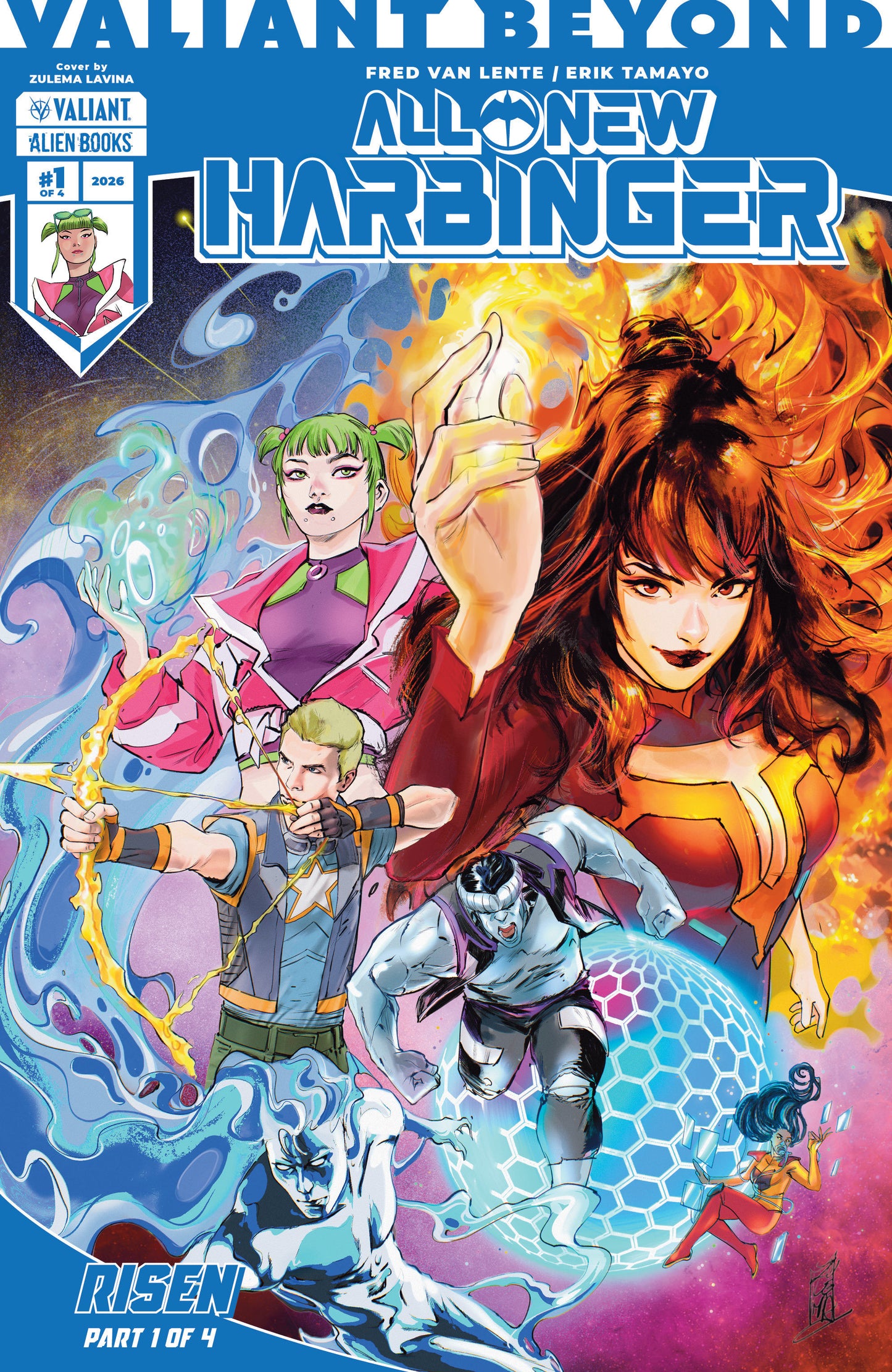VALIANT BEYOND: ALL NEW HARBINGER #7 RISEN #1 COVER A (LAVINA) (IDW 2026) Comic