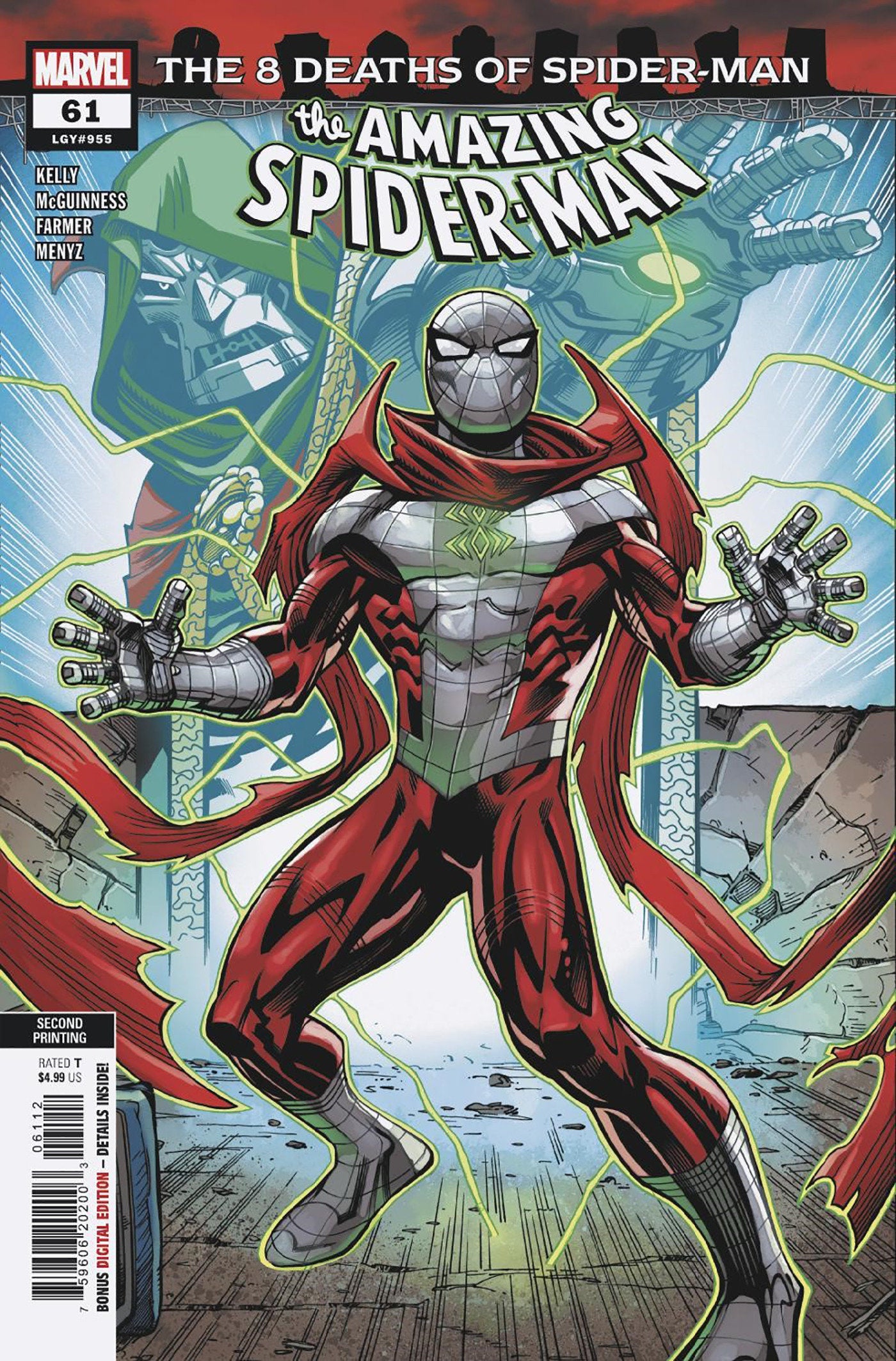 AMAZING SPIDER-MAN #61 EDITION MCGUINNESS 2ND PRINT VARIANT