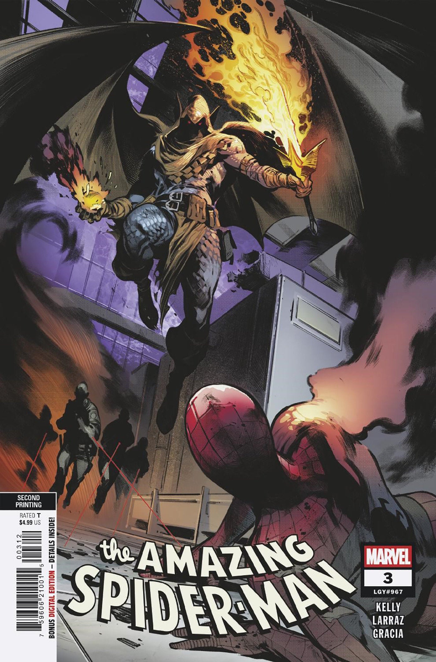 AMAZING SPIDER-MAN #3 PEPE LARRAZ 2ND PRINT VARIANT
