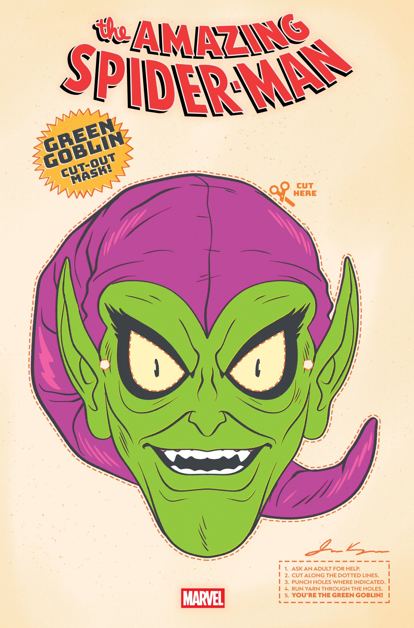 AMAZING SPIDER MAN #12 RETRO HALLOWEEN MASK VARIANT