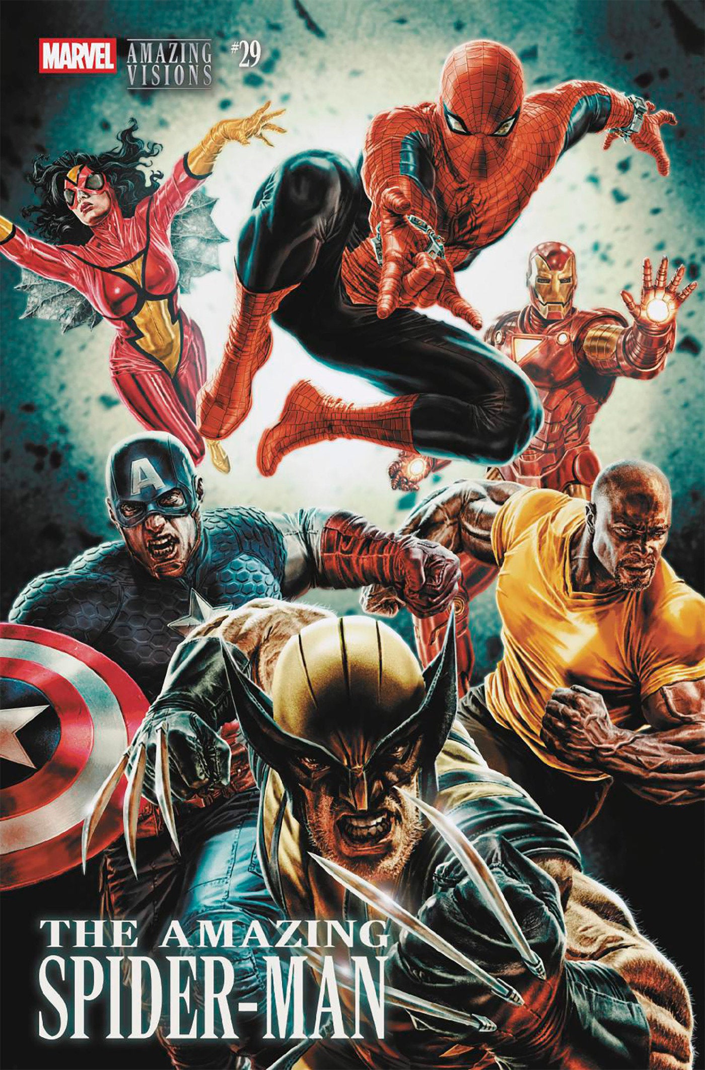AMAZING SPIDER-MAN #29 LEE BERMEJO AMAZING VISIONS VARIANT (Marvel 2026) Comic