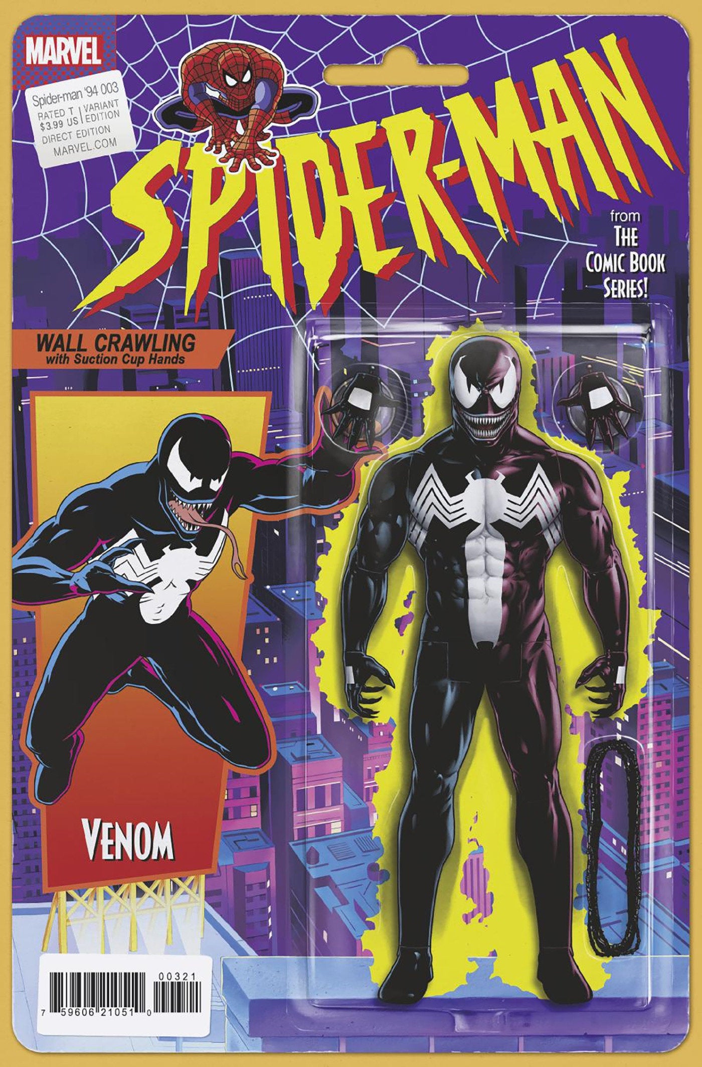 SPIDER-MAN '94 #3 JOHN TYLER CHRISTOPHER ACTION FIGURE VARIANT