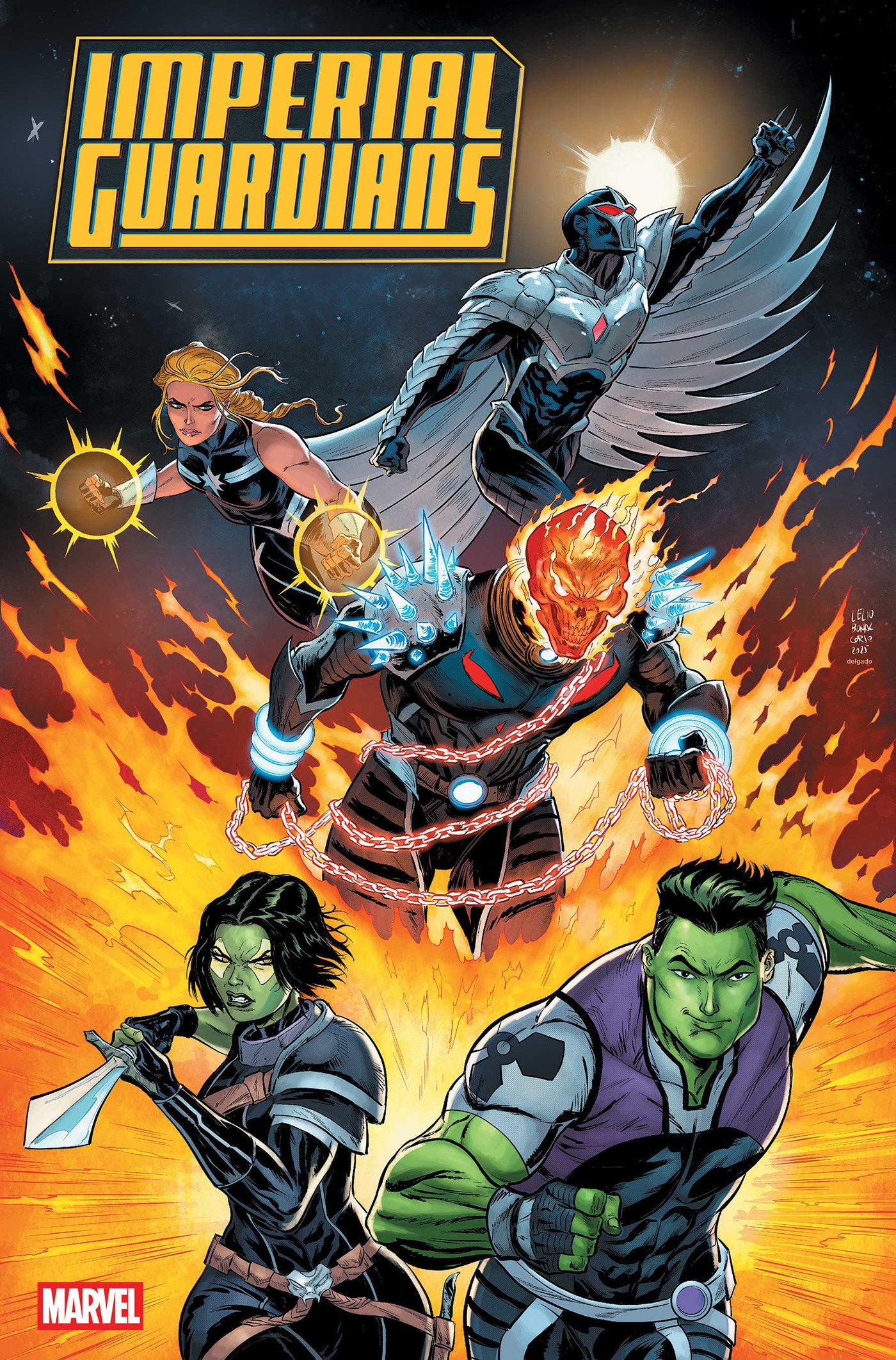 IMPERIAL GUARDIANS #3 LELIO BONACCORSO VARIANT (Marvel 2026) 1st Print Comic
