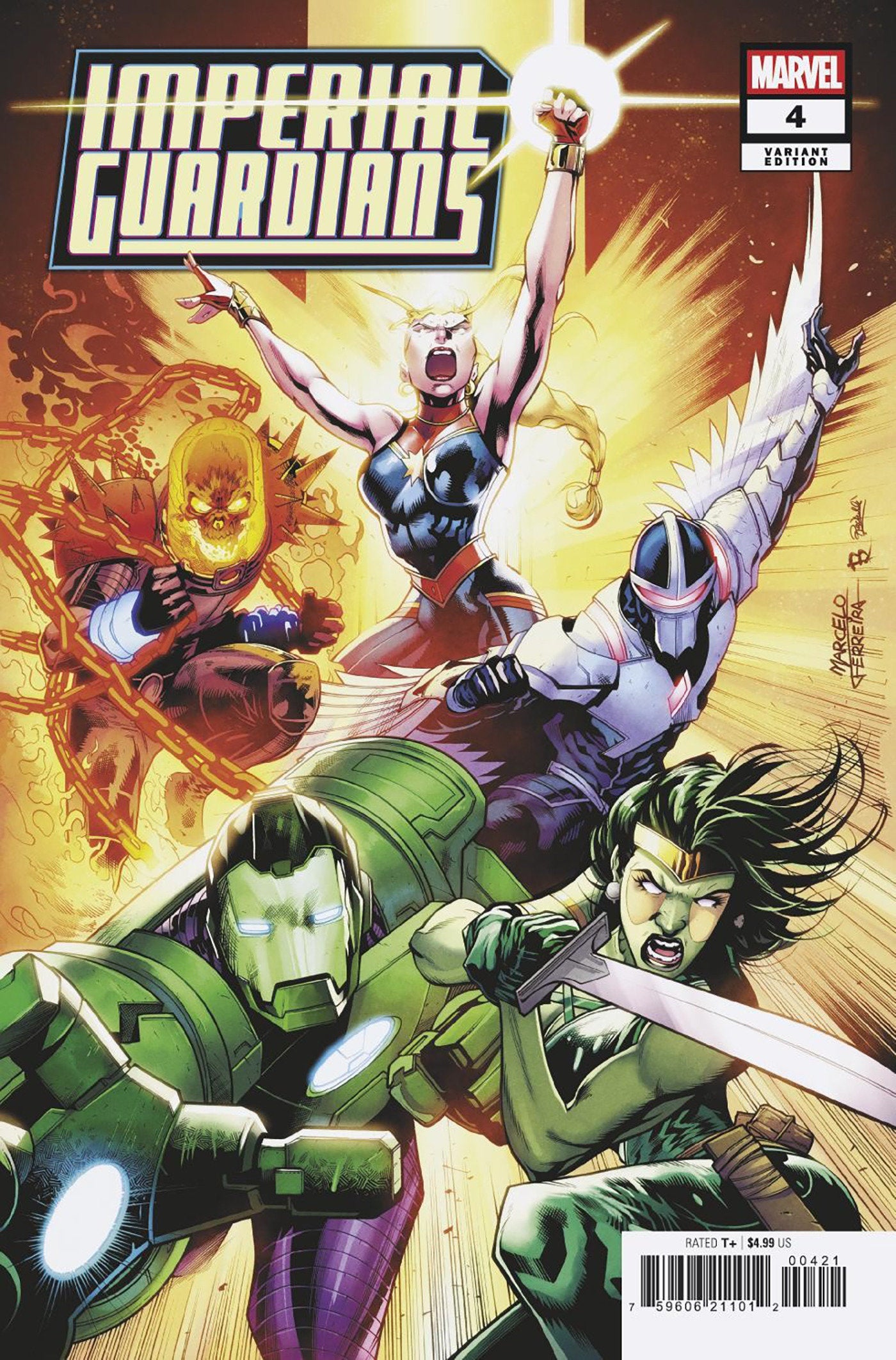 IMPERIAL GUARDIANS #4 MARCELO FERREIRA VARIANT (Marvel 2026) 1st Print Comic