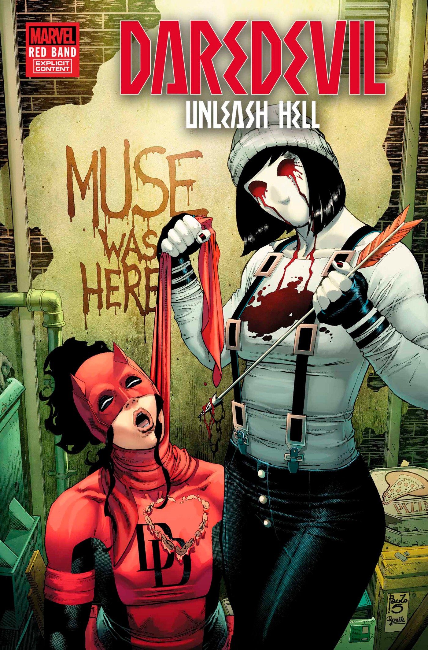 DAREDEVIL UNLEASH HELL RED BAND #3 (OF 5) (POLYBAG)