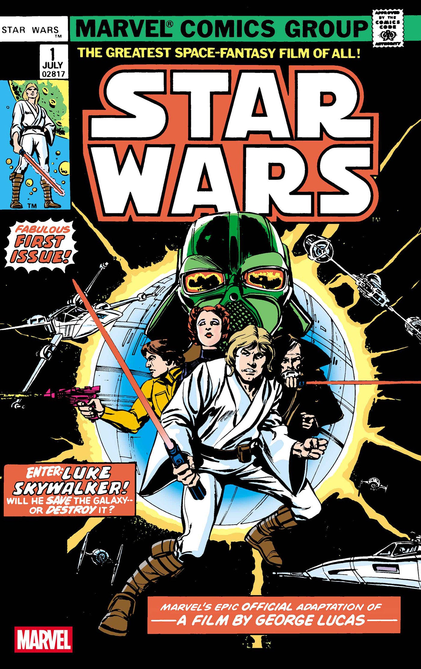 STAR WARS 1977 #1 FACSIMILE EDITION FOIL VARIANT NEW PRINTING