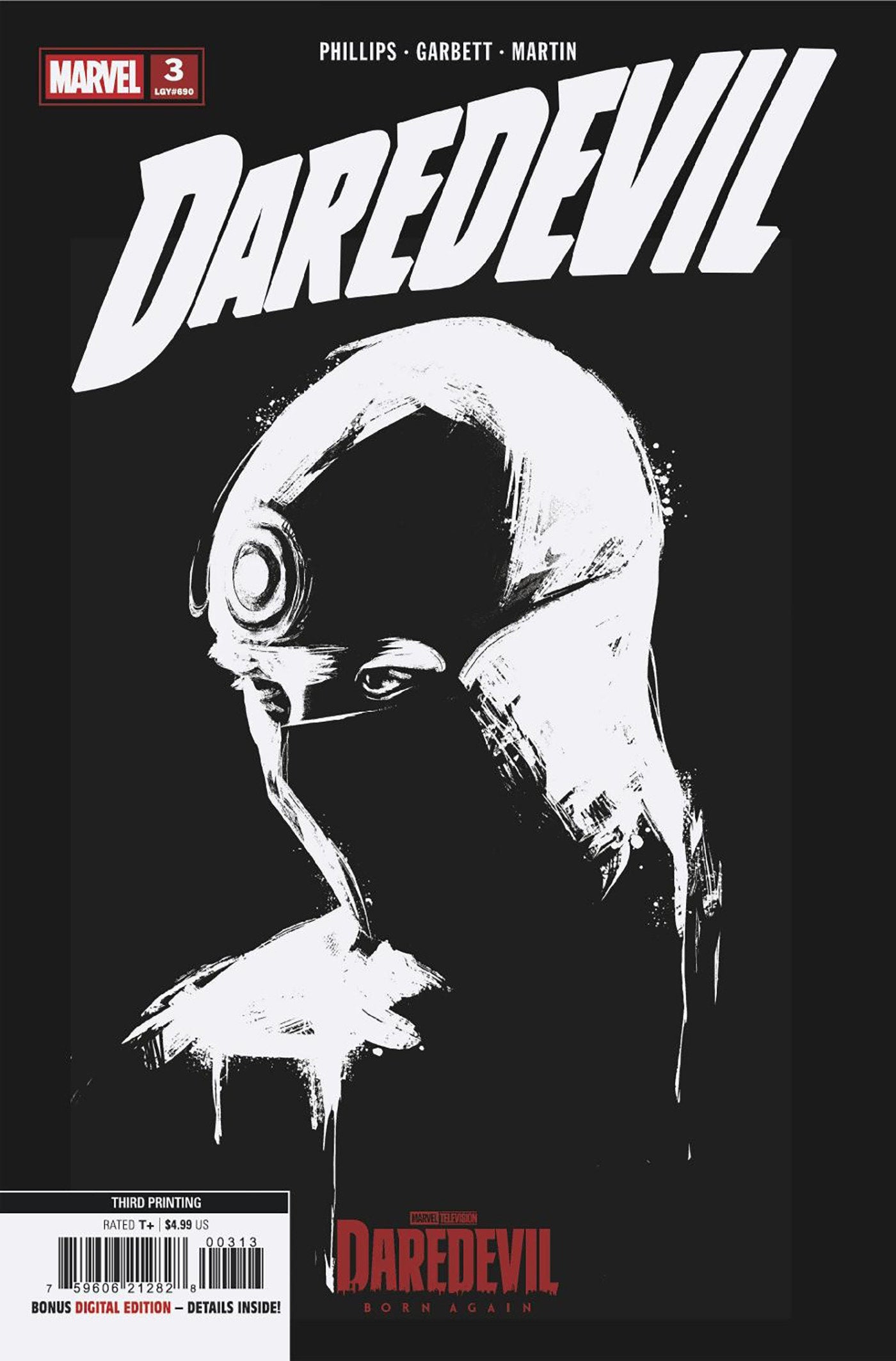 DAREDEVIL #3 MARVEL TELEVISIONING VARIANT (Marvel 2026) 3rd Print Comic