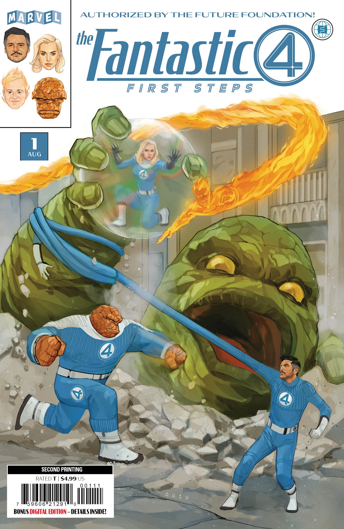 FANTASTIC FOUR: FIRST STEPS #1 PHIL NOTO 2ND PRINT VARIANT