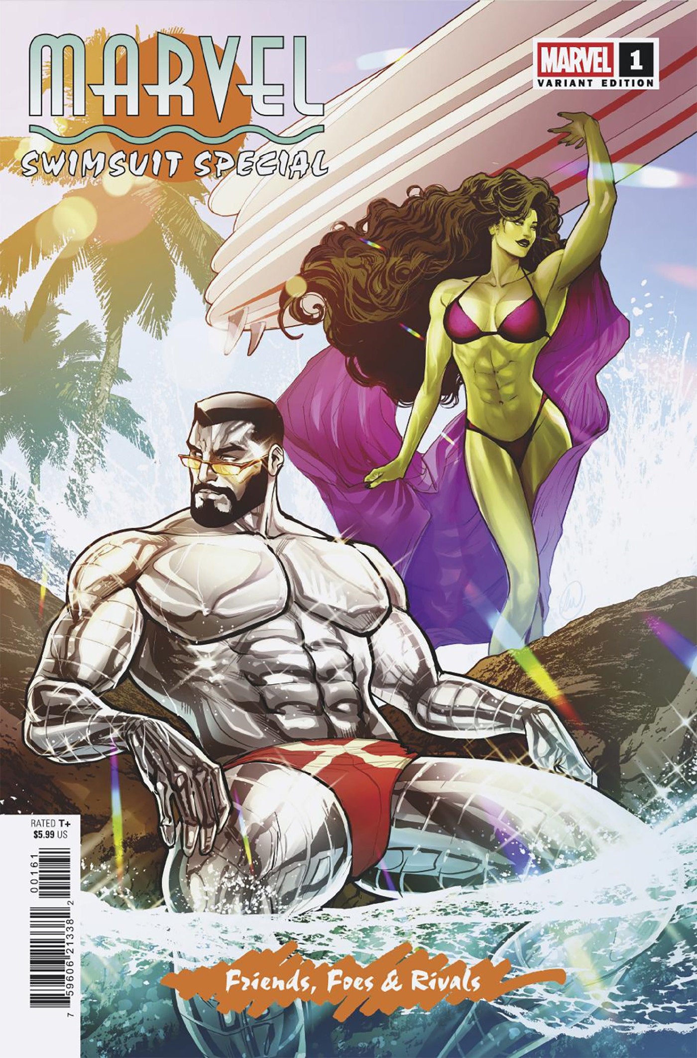 MARVEL SWIMSUIT SPECIAL: FRIENDS, FOES & RIVALS #1 LUCAS WERNECK VARIANT