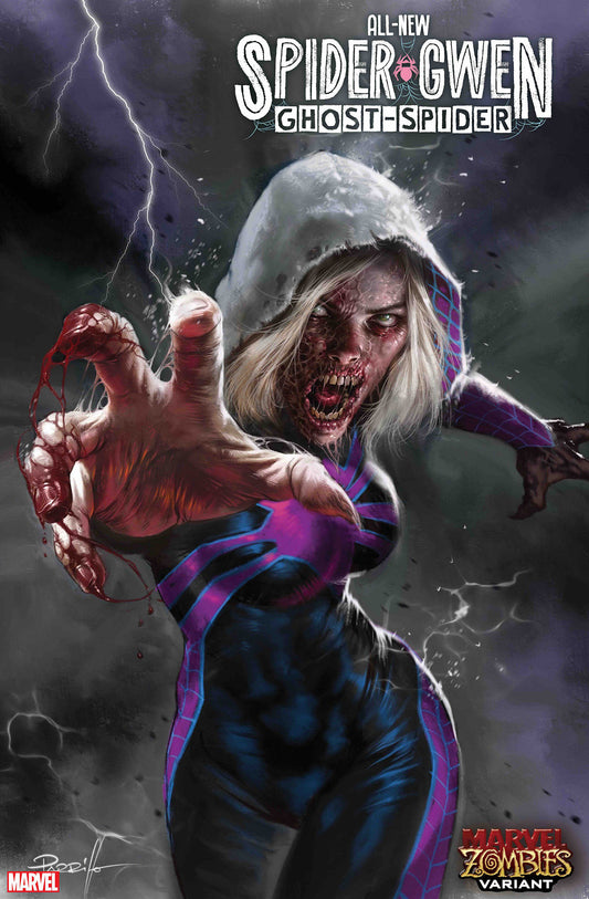 ALL NEW SPIDER GWEN: THE GHOST SPIDER #3 LUCIO PARRILLO MARVEL ZOMBIES VARIANT
