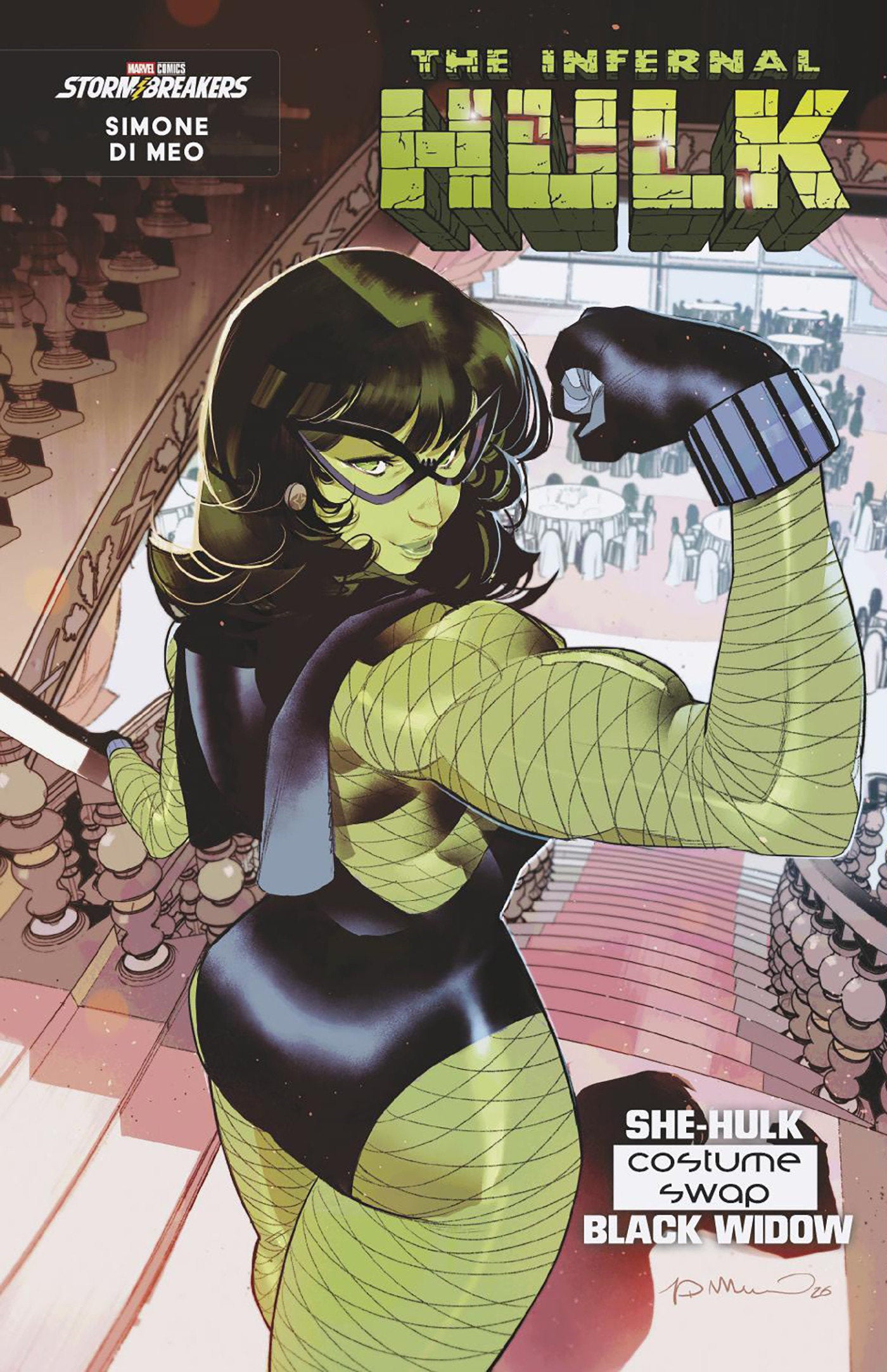 INFERNAL HULK #9 SIMONE DI MEO HELLFIRE COSTUME SWAP VARIANT (Marvel 2026) Comic