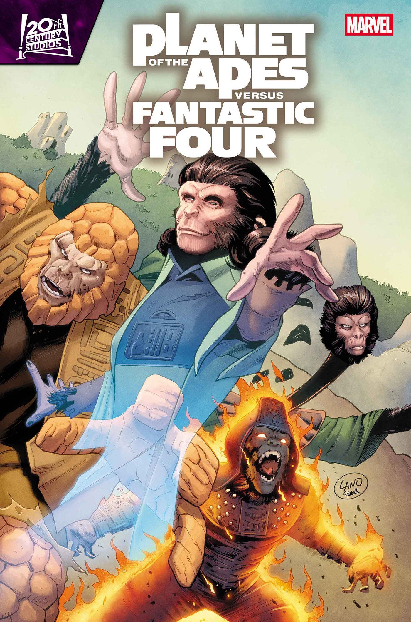 PLANET OF THE APES VS. FANTASTIC FOUR #2 (Marvel 2026) 1st Print Comic