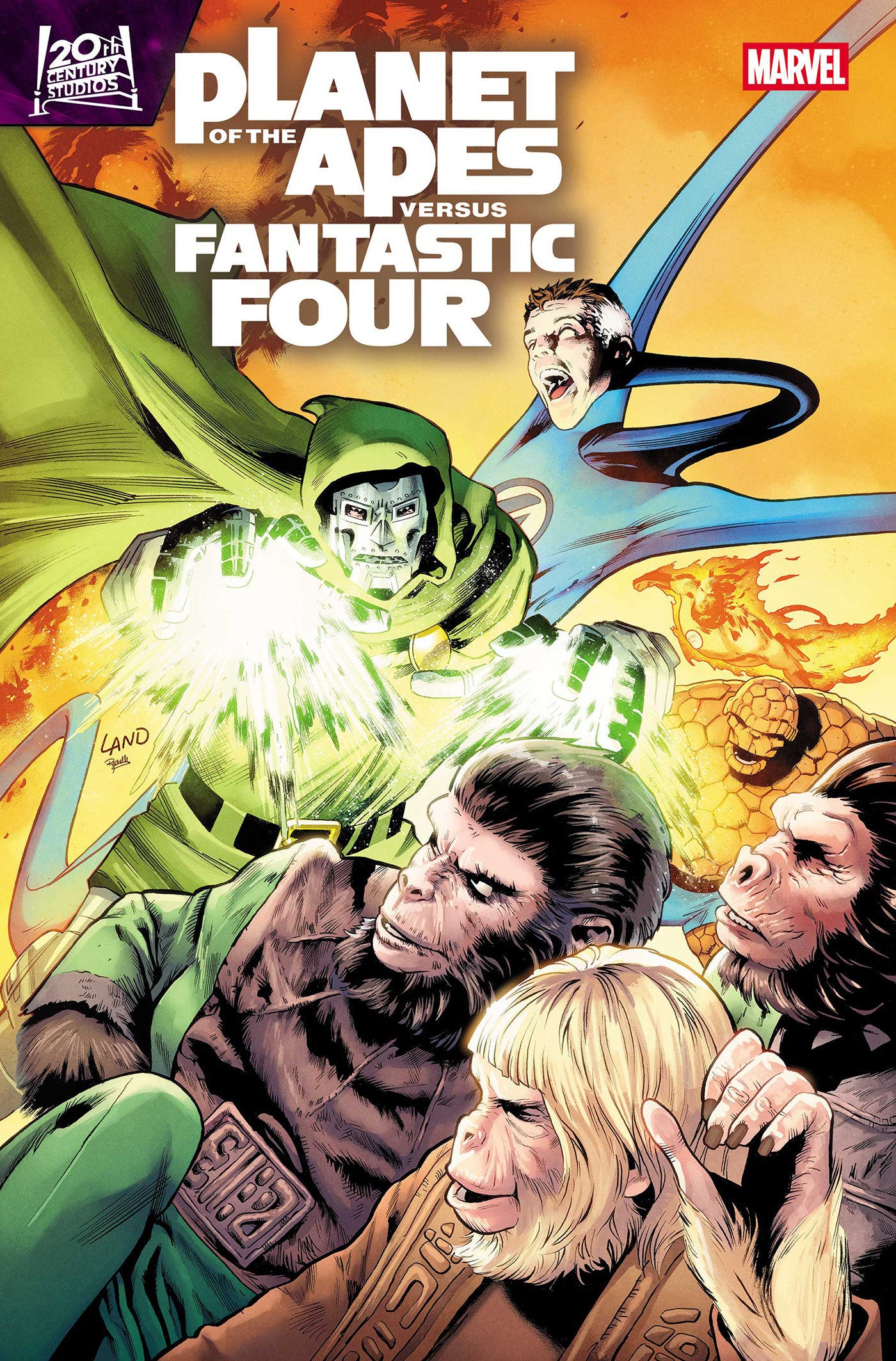PLANET OF THE APES VS. FANTASTIC FOUR #4 (Marvel 2026) 1st Print Comic
