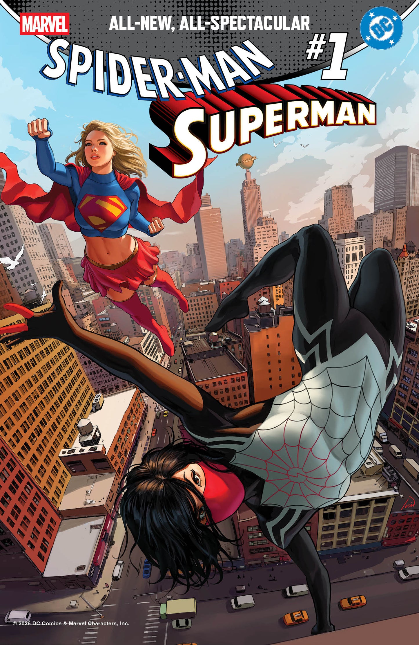 MARVEL/DC: SPIDER-MAN/SUPERMAN #1 IVAN TALAVERA VARIANT (Marvel 2026) Comic