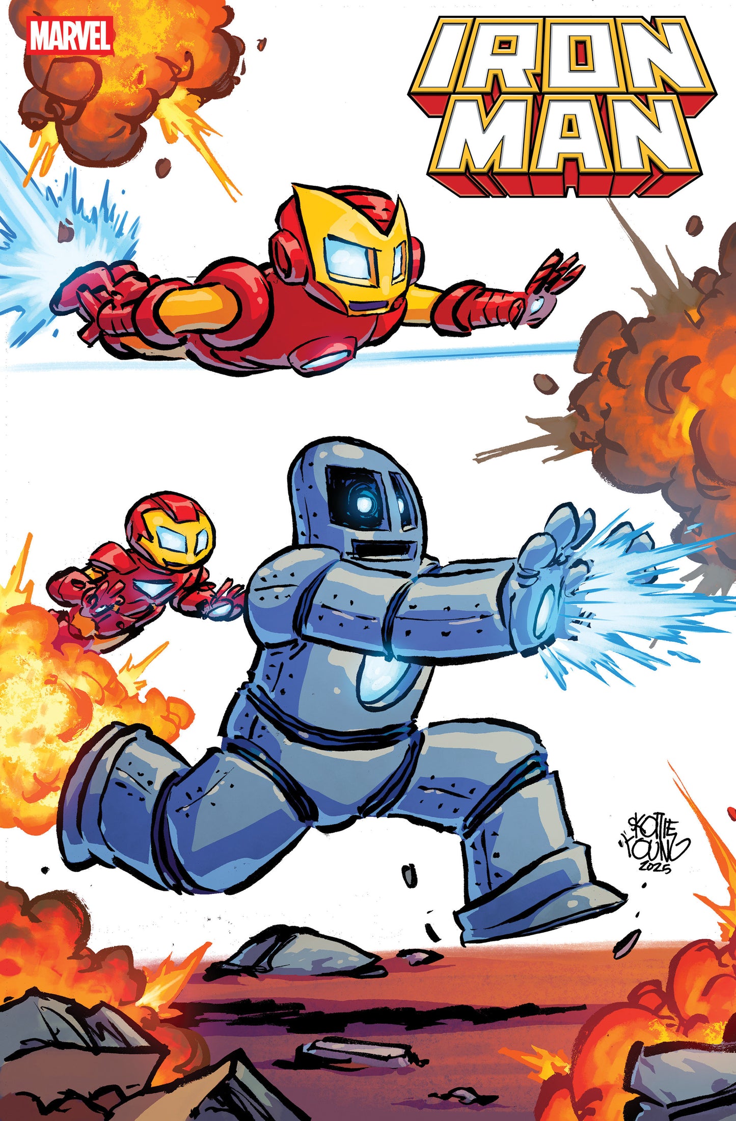 IRON MAN #1 SKOTTIE YOUNG 4 PART CONNECTING VARIANT (Marvel 2026) Comic