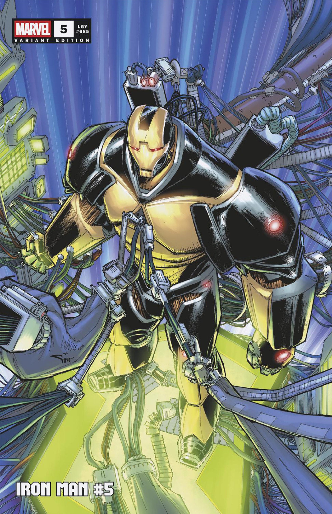 IRON MAN #5 WHILCE PORTACIO ADVANCED IRON MAN VARIANT (Marvel 2026) Comic