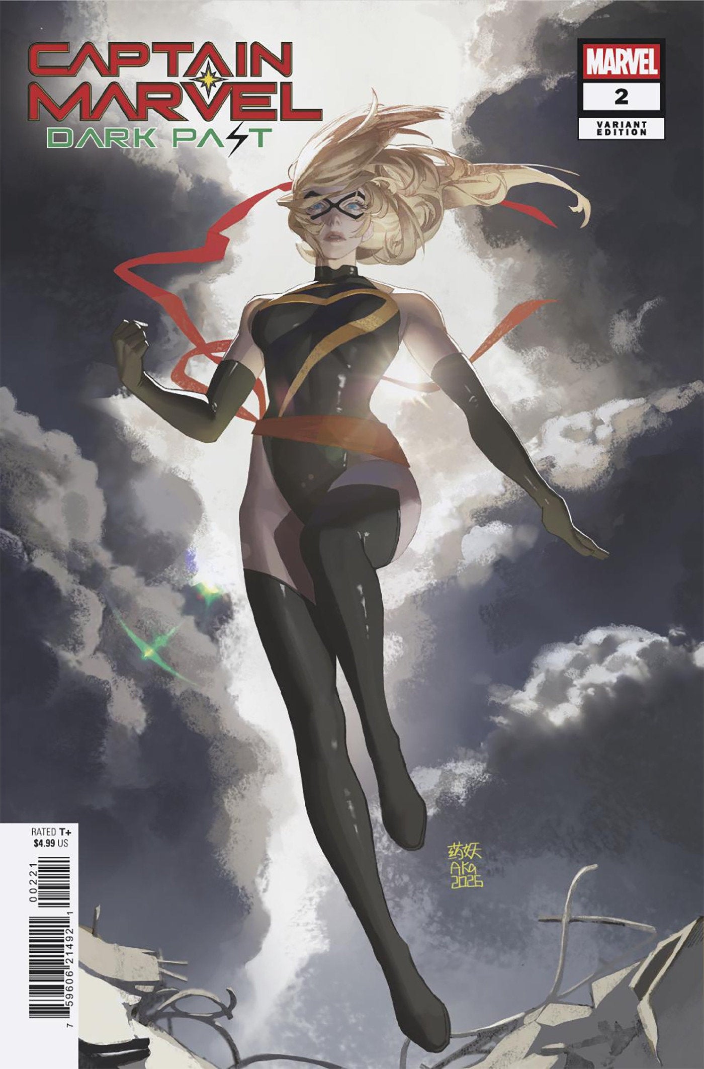 CAPTAIN MARVEL: DARK PAST #2 AKA MS. MARVEL VARIANT (Marvel 2026) Comic
