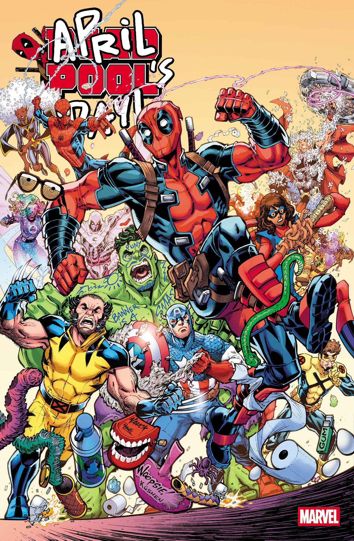 DEADPOOL: APRIL POOL'S DAY #1 TODD NAUCK VARIANT (Marvel 2026) 1st Print Comic