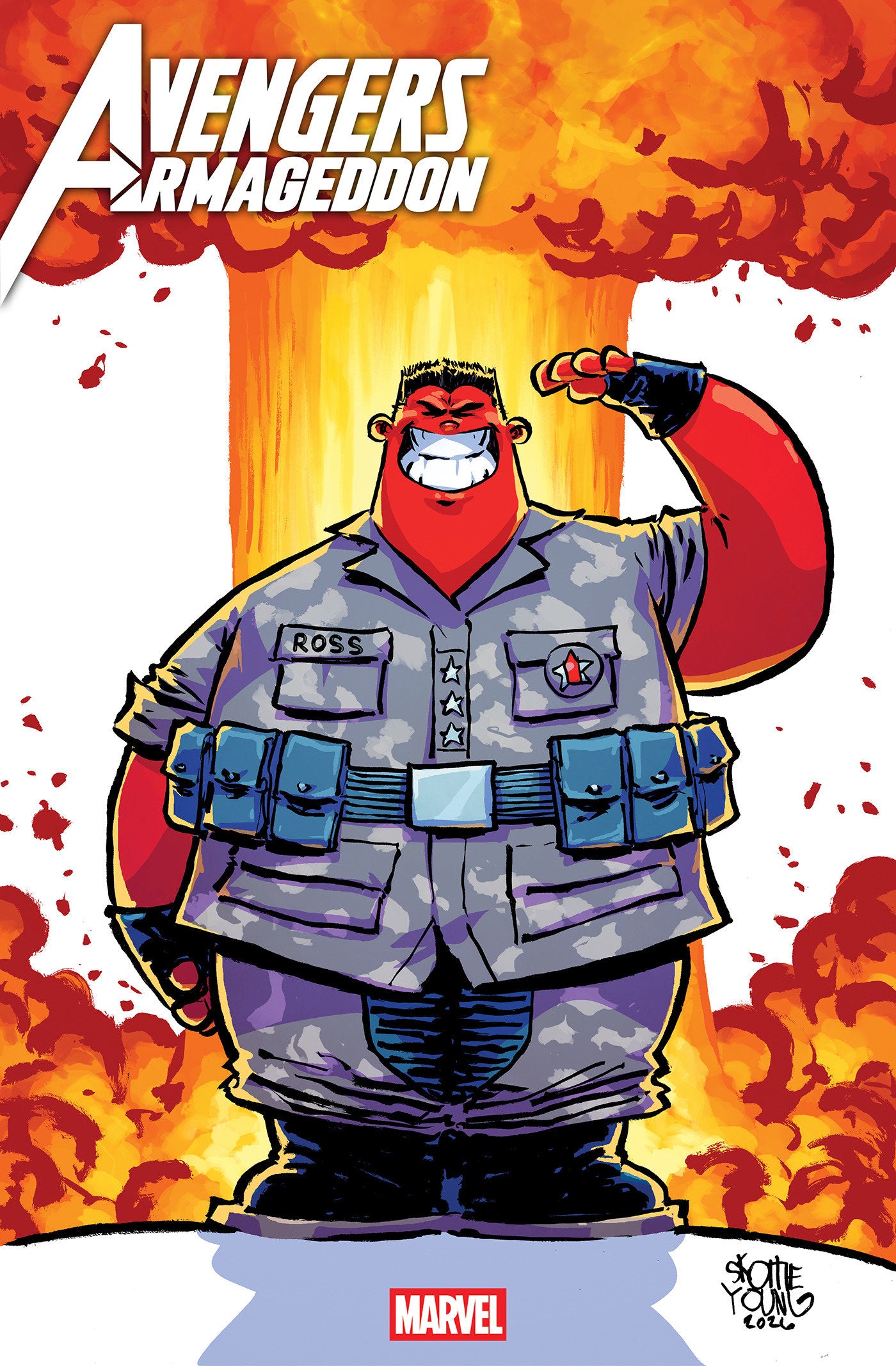AVENGERS: ARMAGEDDON #1 SKOTTIE YOUNG VARIANT (Marvel 2026) 1st Print Comic