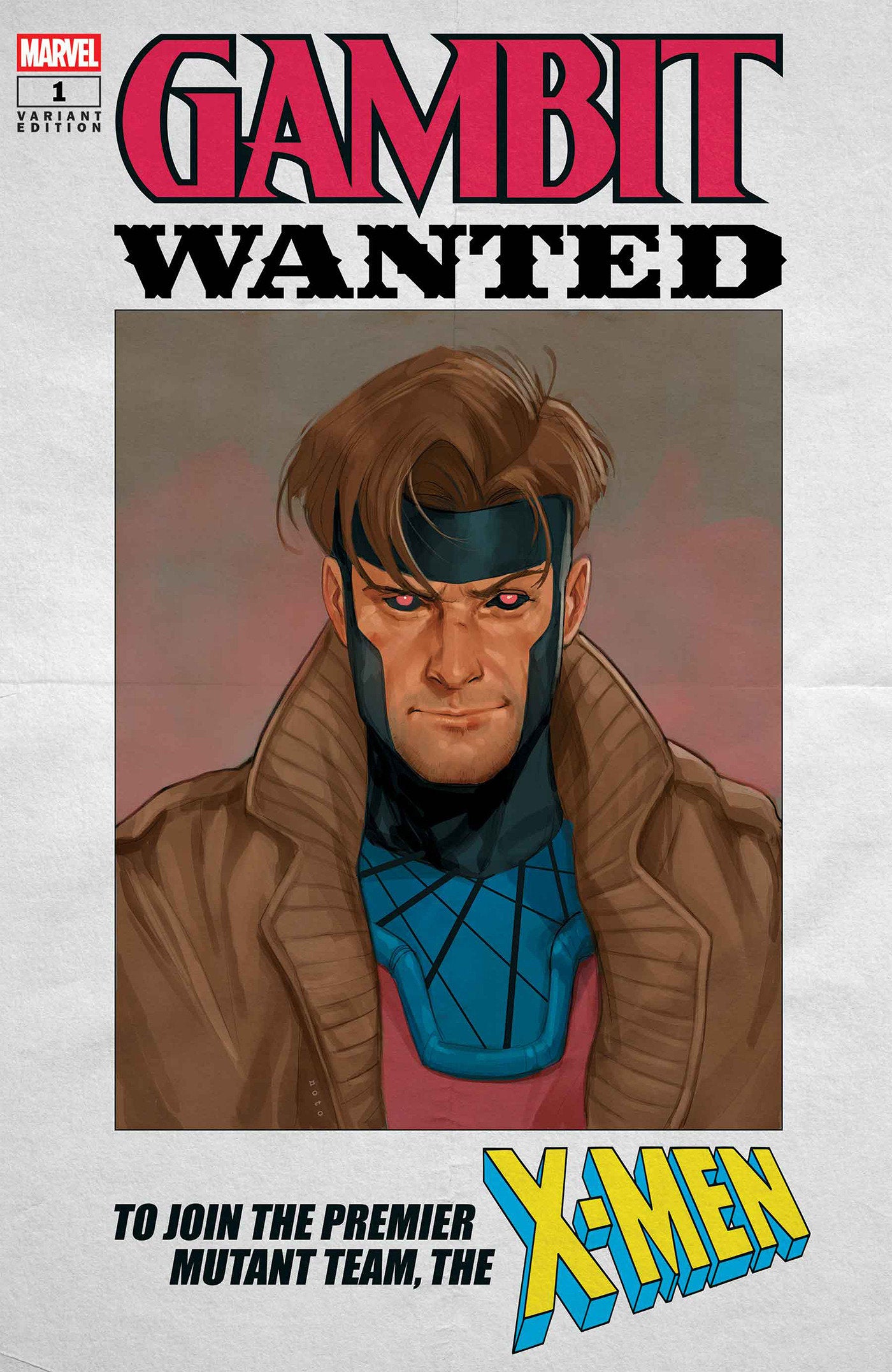 GAMBIT: WANTED #1 PHIL NOTO WANTED VARIANT A (Marvel 2026) 1st Print Comic