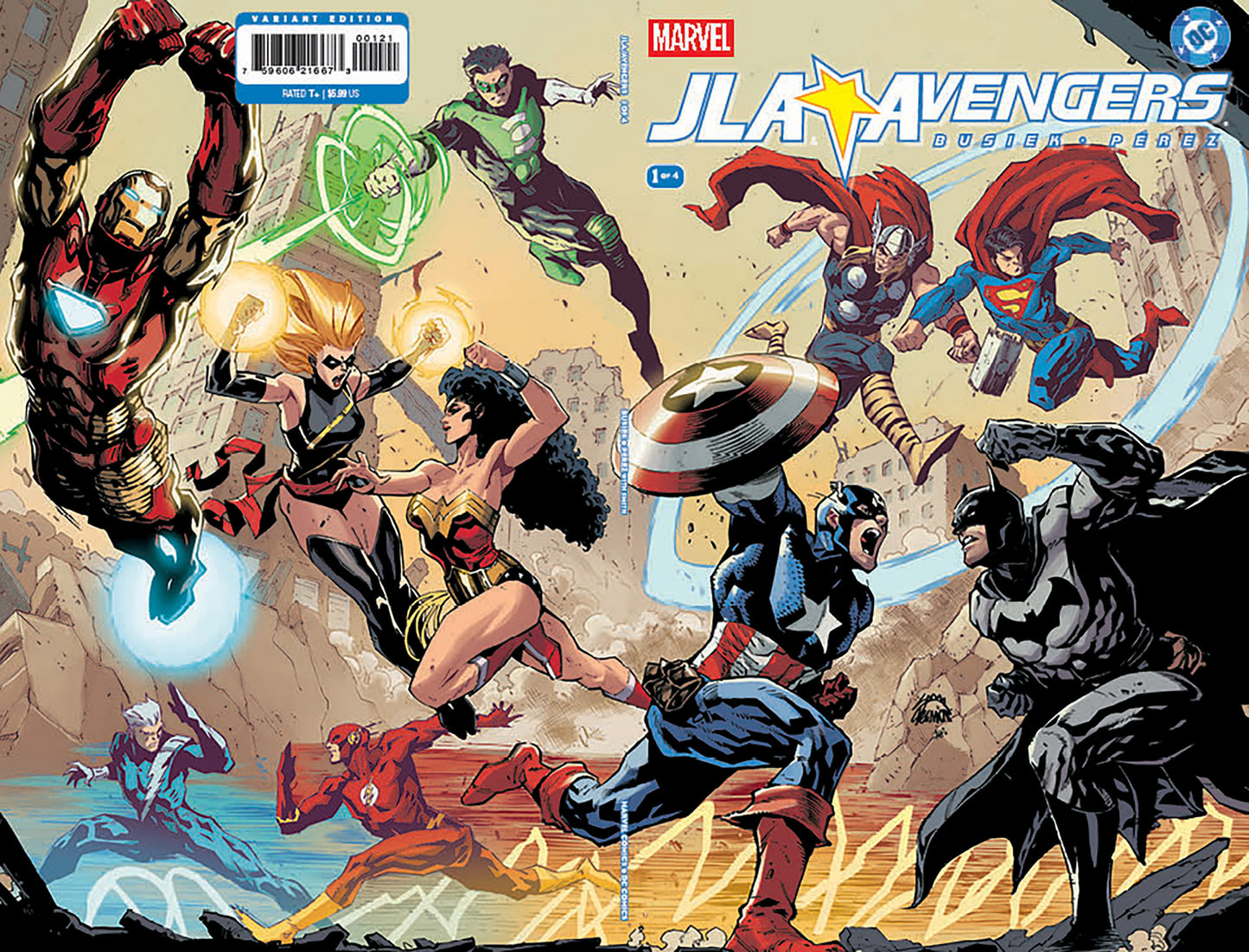 JLA/AVENGERS #1 FACSIMILE EDITION RYAN STEGMAN WRAPAROUND VARIANT (2026) Comic