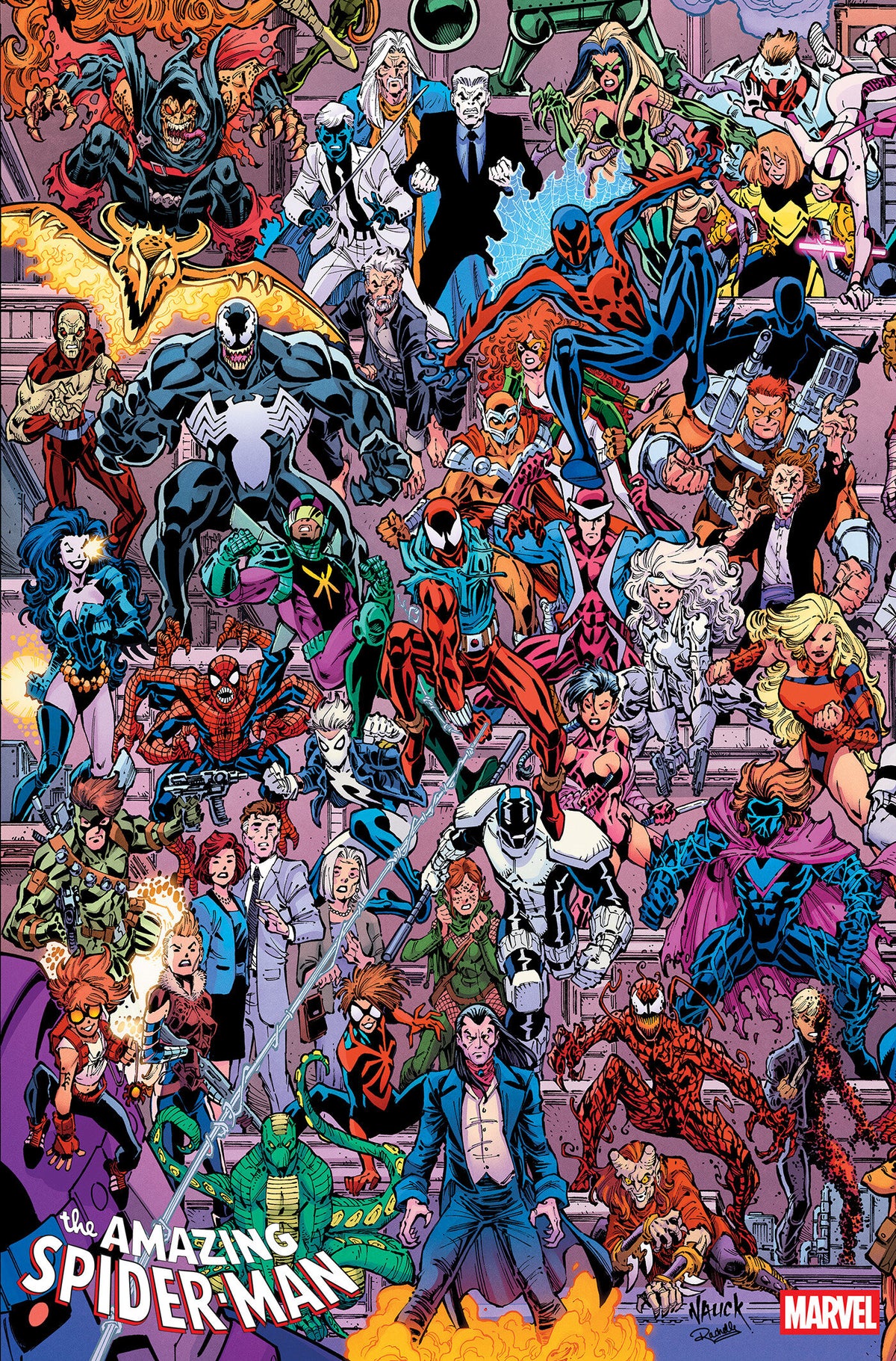 AMAZING SPIDER-MAN #1002 TODD NAUCK 4 PART CONNECTING LEGACY VARIANT
