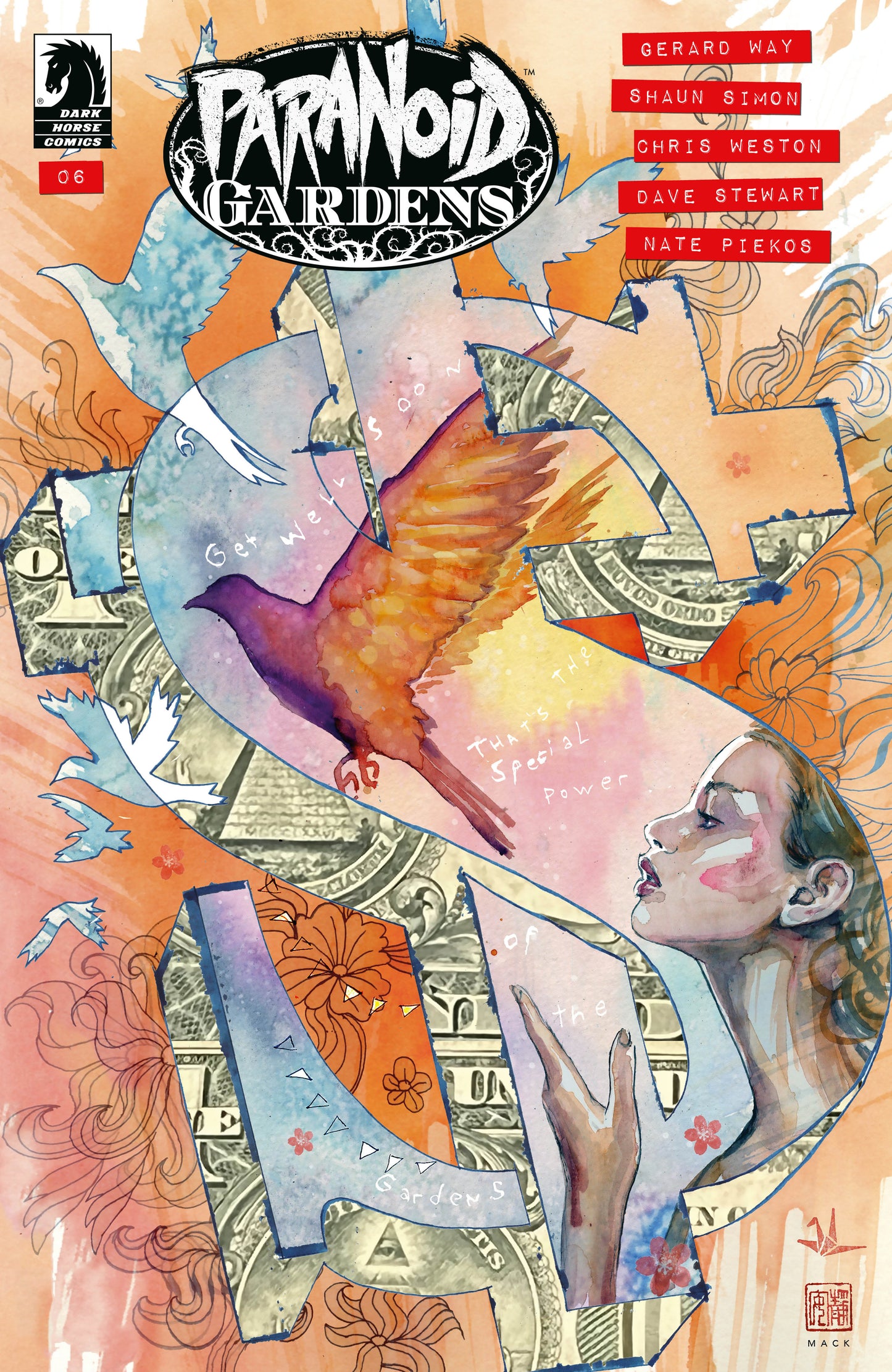 PARANOID GARDENS #6 (COVER B) (DAVID MACK)