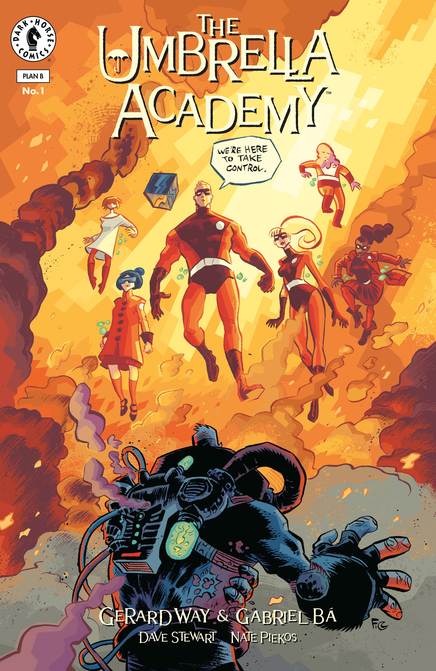 THE UMBRELLA ACADEMY: PLAN B #1 (COVER B) (FABIO MOON)