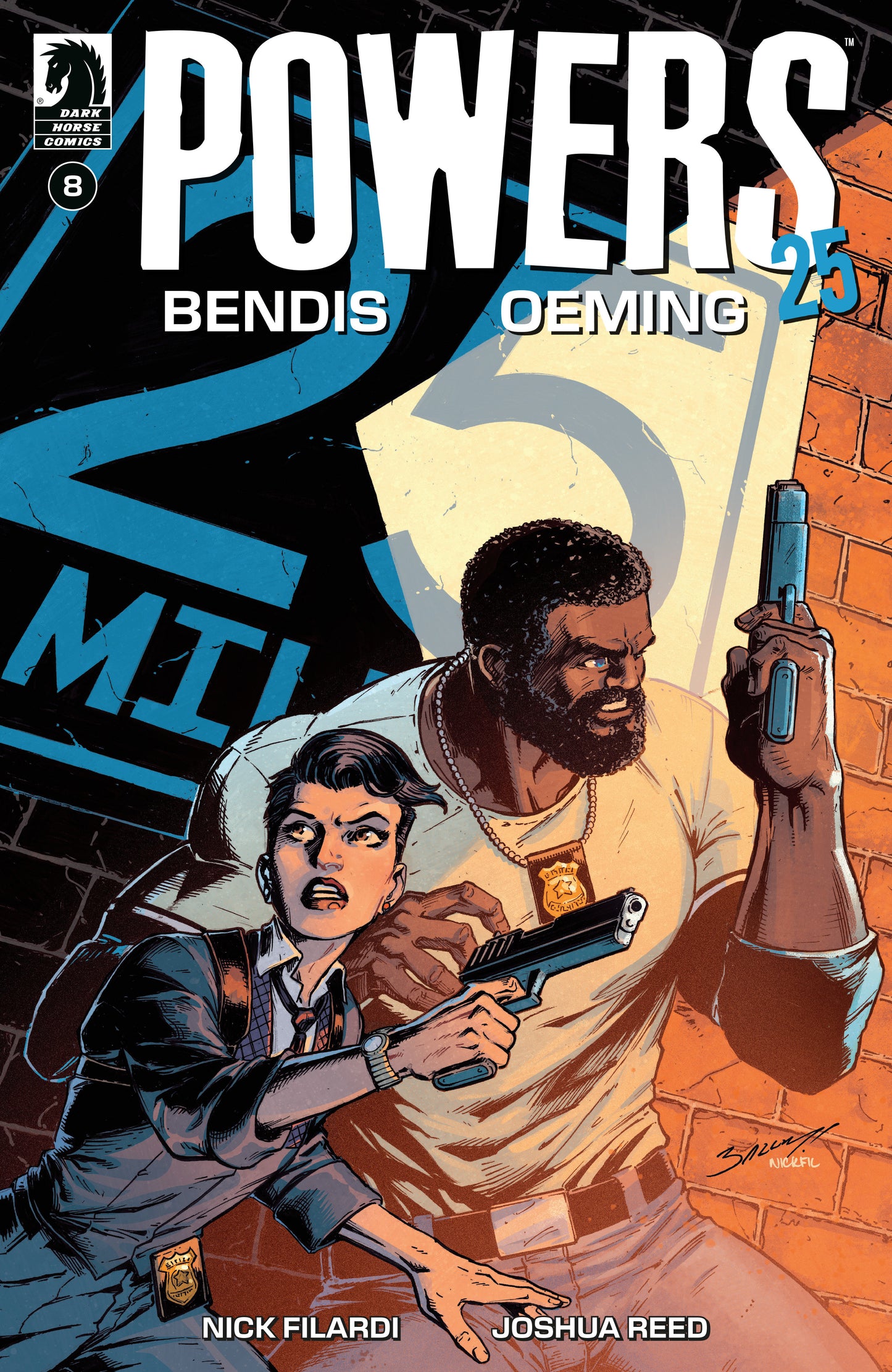 POWERS 25 #8 (COVER B) (MARK BAGLEY) (Dark Horse 2026) 1st Print Comic