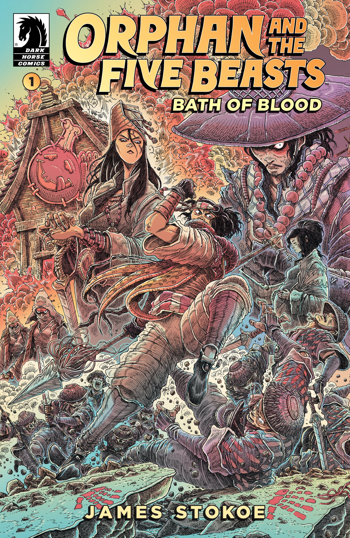 ORPHAN AND THE FIVE BEASTS: BATH OF BLOOD #1 (COVER A) (JAMES STOKOE)