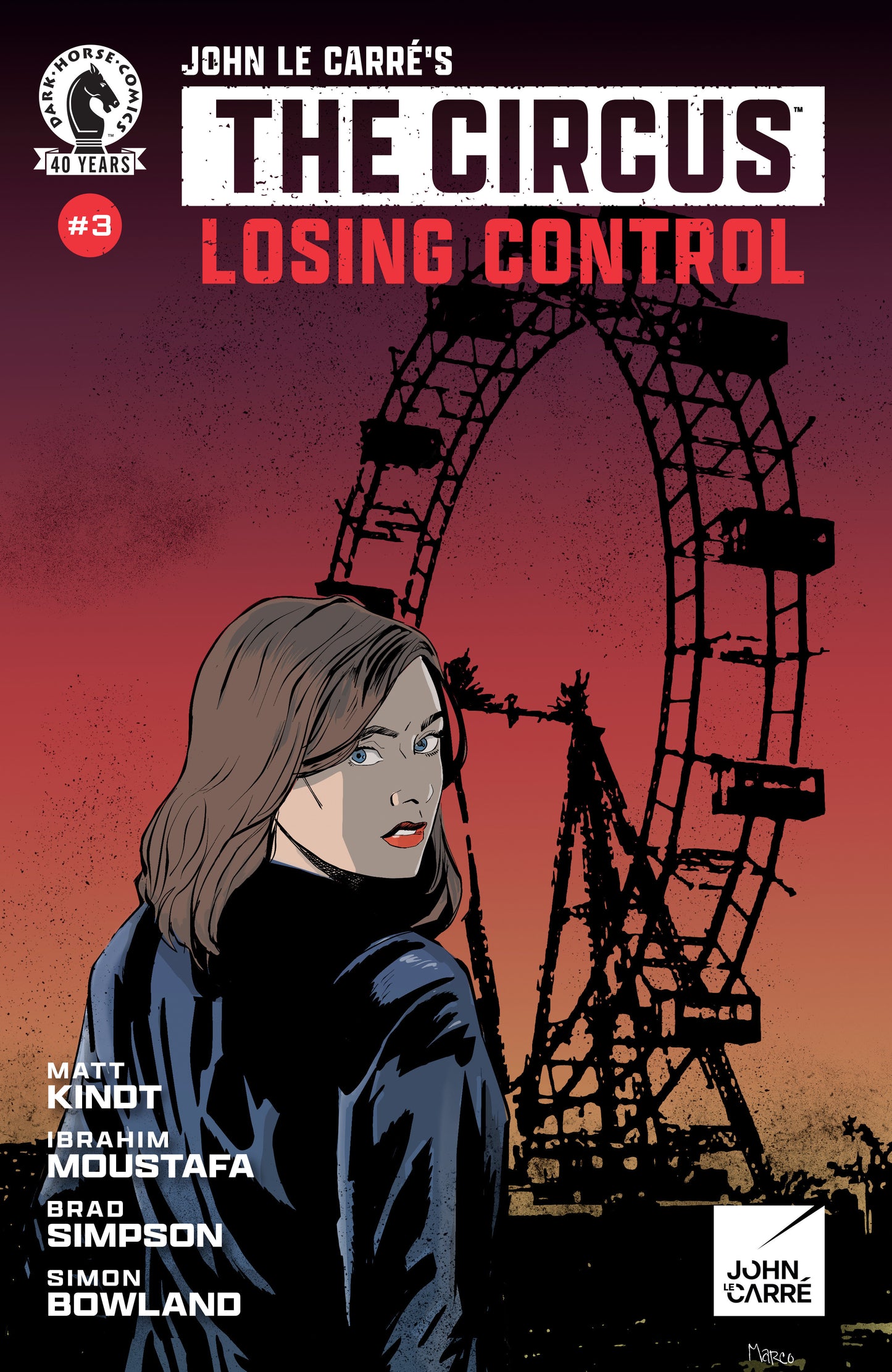 JOHN LE CARRE'S: THE CIRCUS LOSING CONTROL #3 (COVER A) (MARO FINNEGAN)