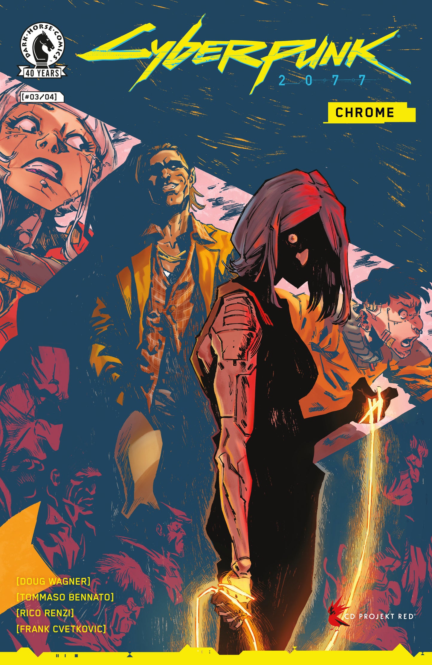 CYBERPUNK 2077: CHROME #3 (COVER A) (TOMMASO BENNATO) (Dark Horse 2026) Comic