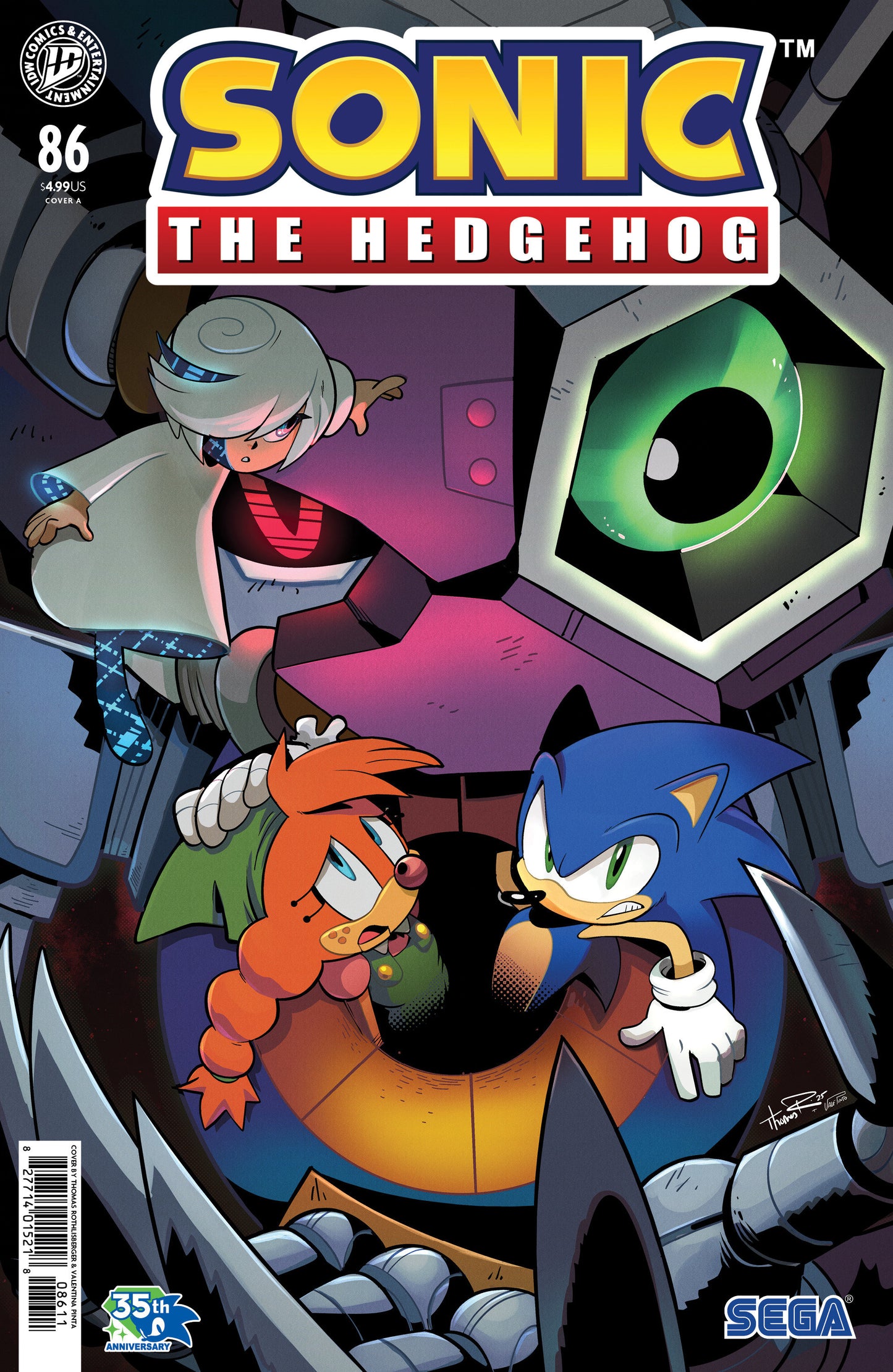 SONIC THE HEDGEHOG #86 COVER A (ROTHLISBERGER) (IDW Publishing 2026) Comic