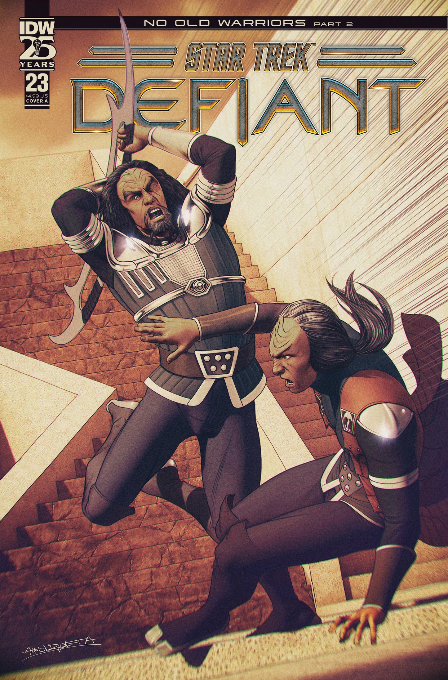 STAR TREK: DEFIANT #23 COVER A (UNZUETA)