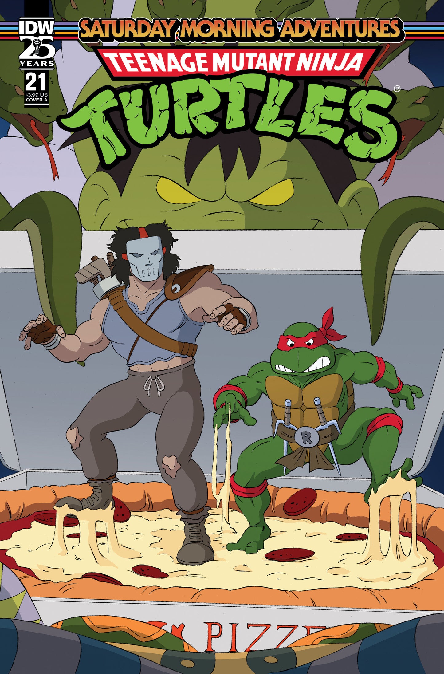 TEENAGE MUTANT NINJA TURTLES: SATURDAY MORNING ADVENTURES #21 COVER A (SCHOENING)