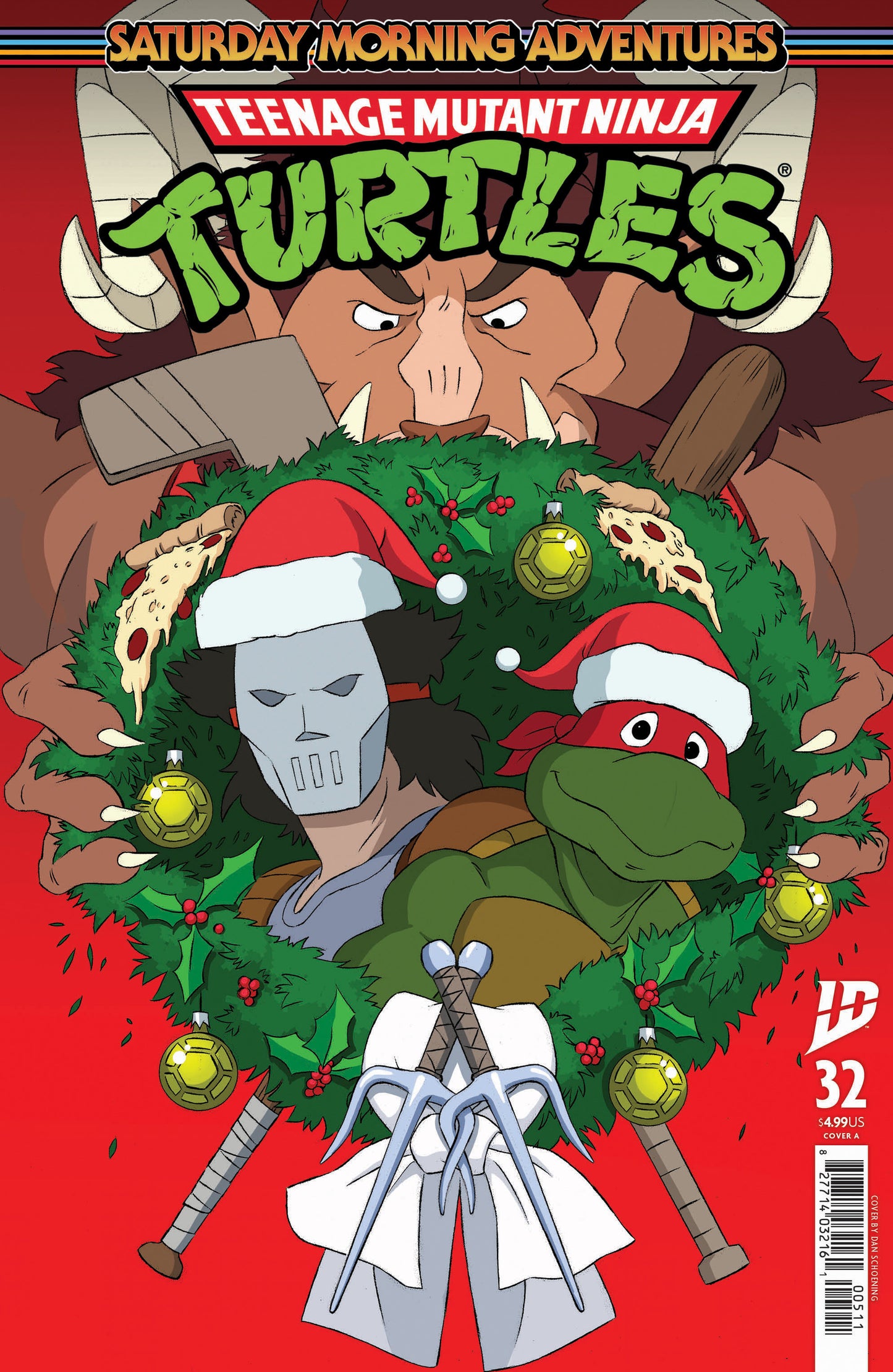 TEENAGE MUTANT NINJA TURTLES: SATURDAY MORNING ADVENTURES #32 COVER A (SCHOENING