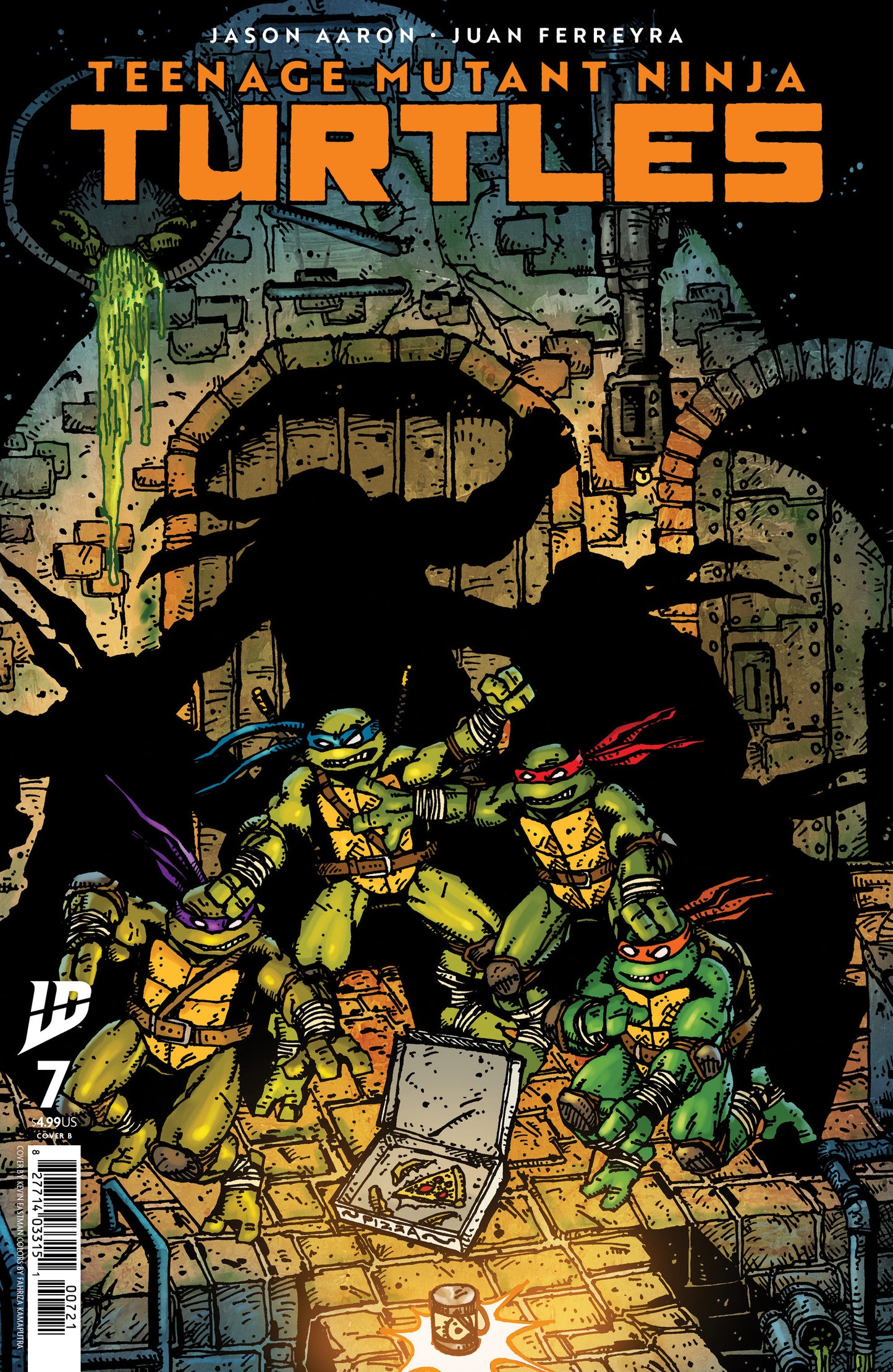 TEENAGE MUTANT NINJA TURTLES #7 VARIANT B (EASTMAN)