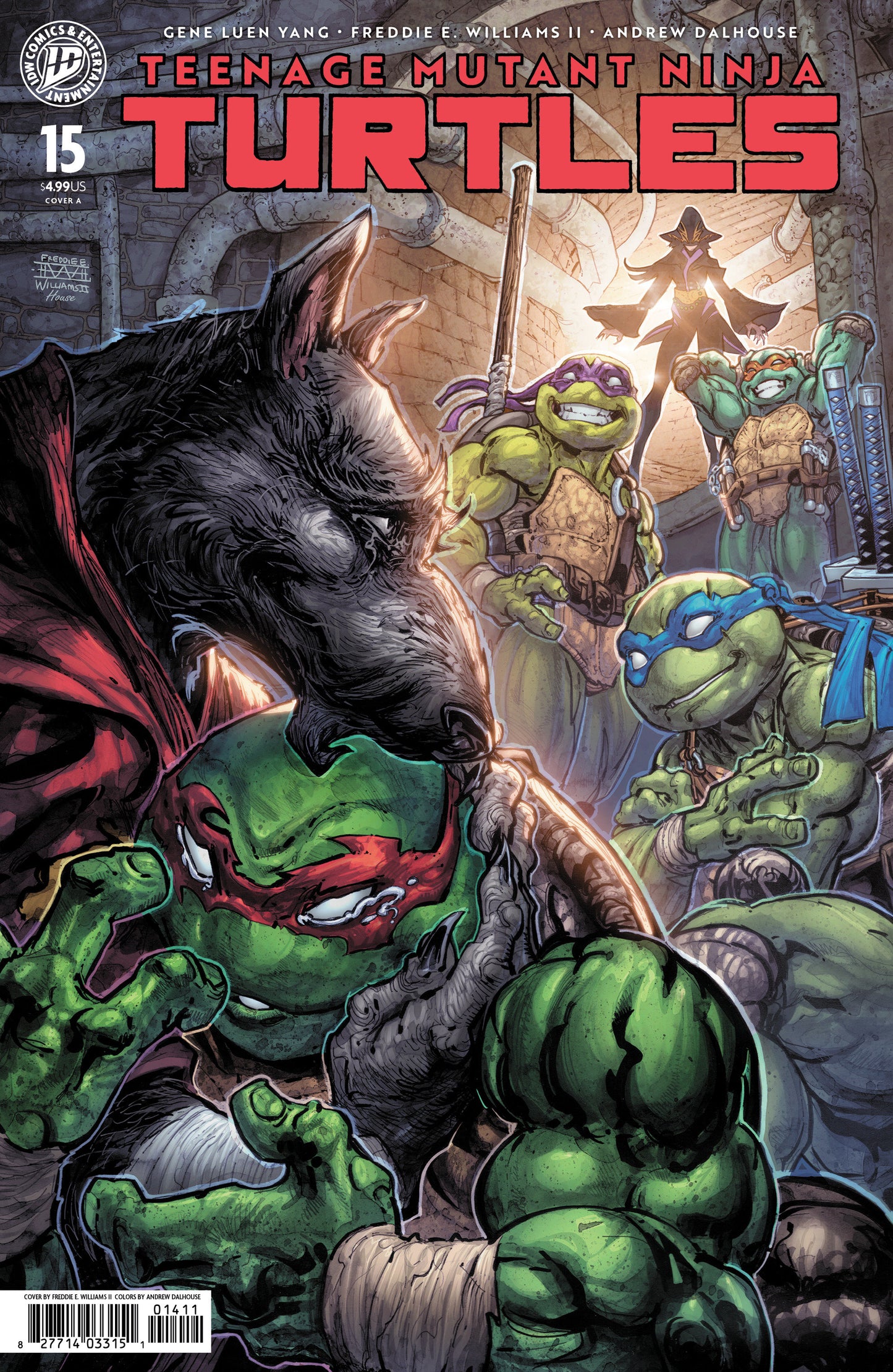 TEENAGE MUTANT NINJA TURTLES #15 COVER A (WILLIAMS II) (IDW 2026) Comic