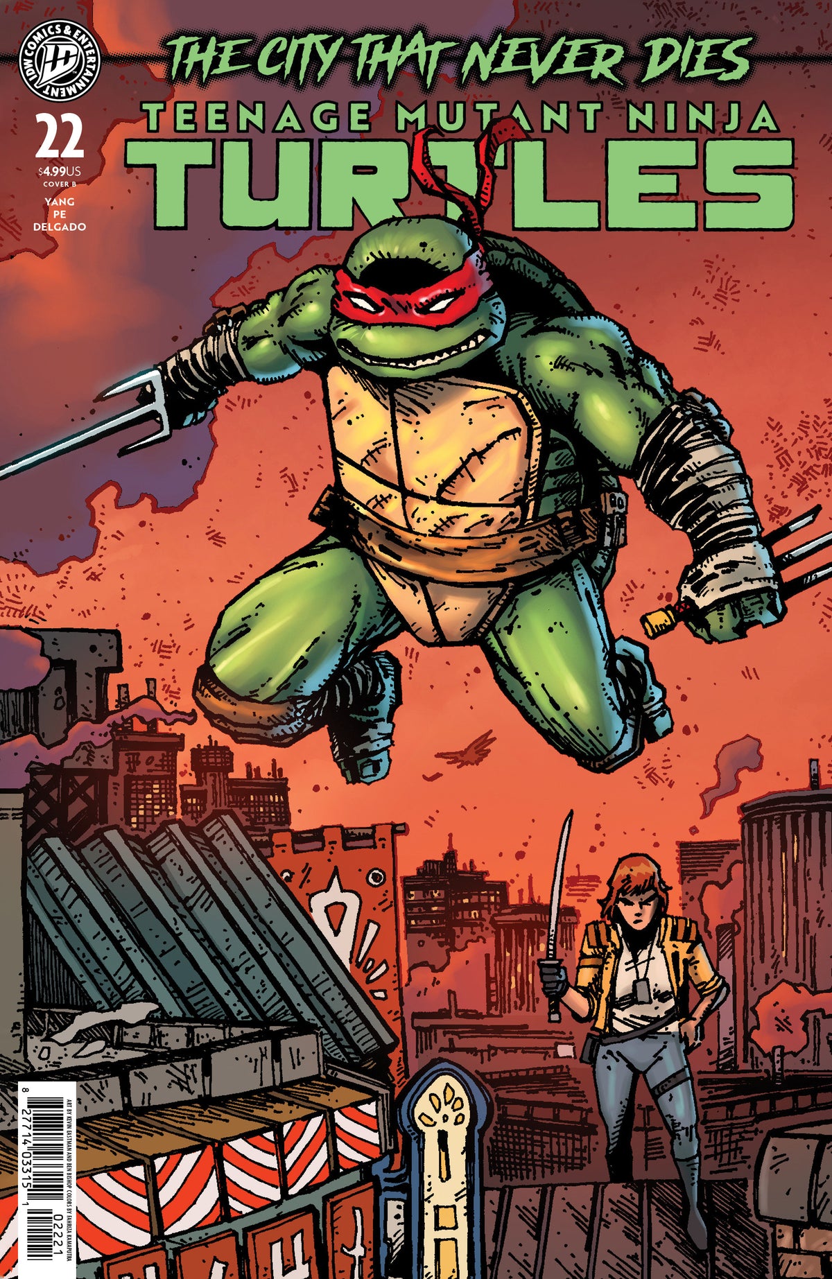 TEENAGE MUTANT NINJA TURTLES #22 VARIANT B (EASTMAN & BISHOP) (IDW 2026) Comic