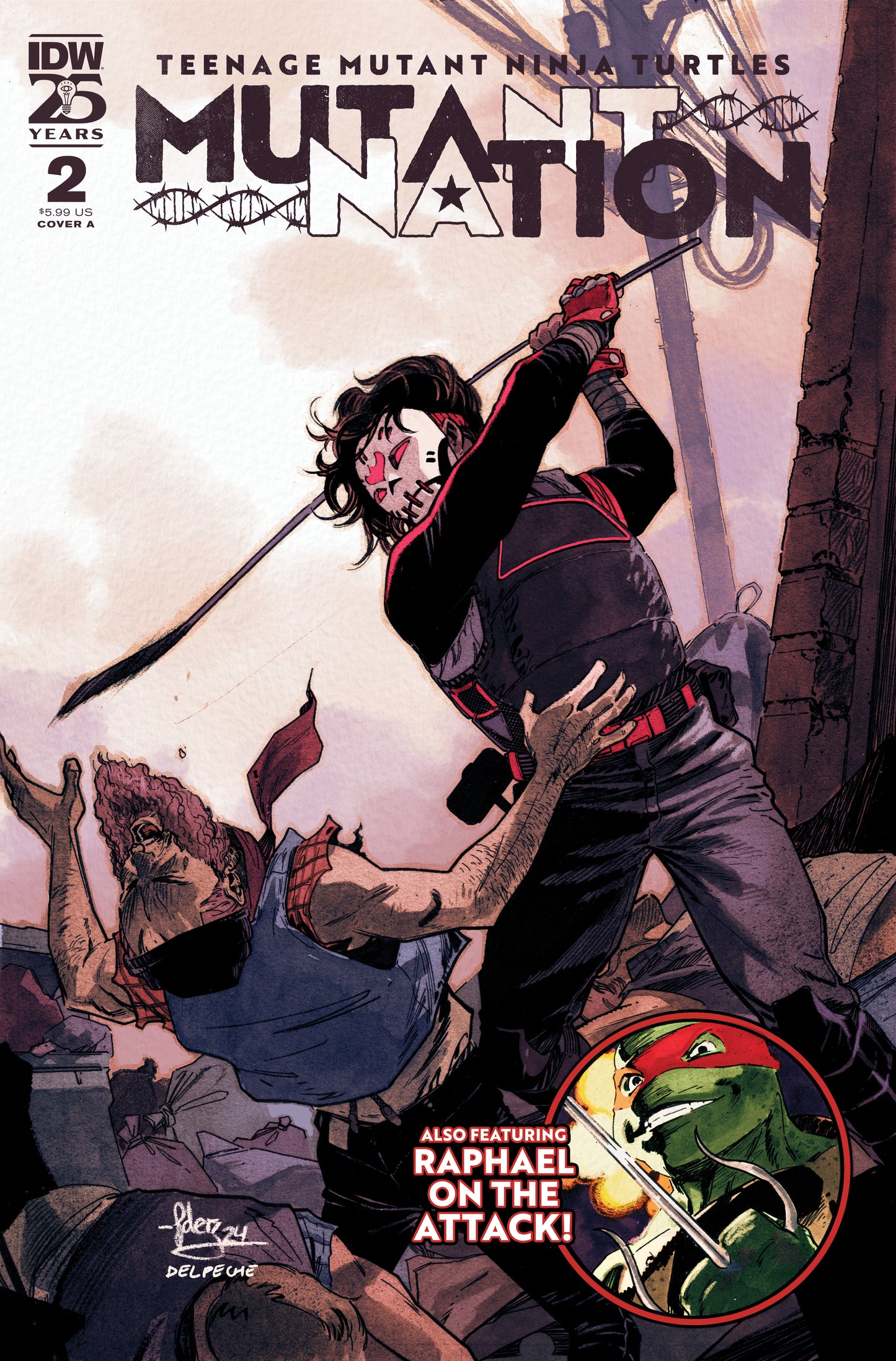 TEENAGE MUTANT NINJA TURTLES: MUTANT NATION #2 COVER A (FERNANDEZ)