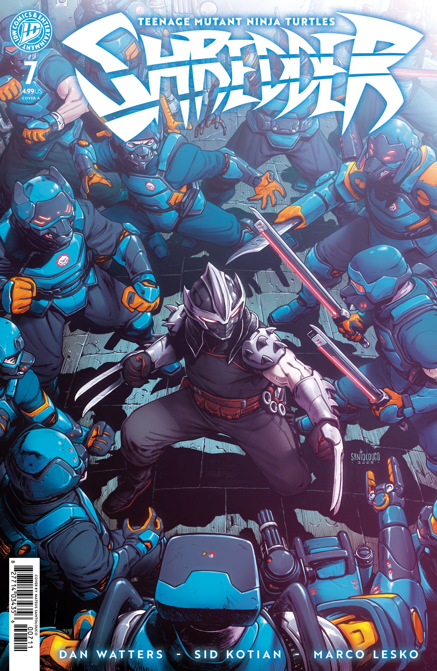 TEENAGE MUTANT NINJA TURTLES: SHREDDER #7 COVER A (SANTOLOUCO) (IDW 2026) Comic
