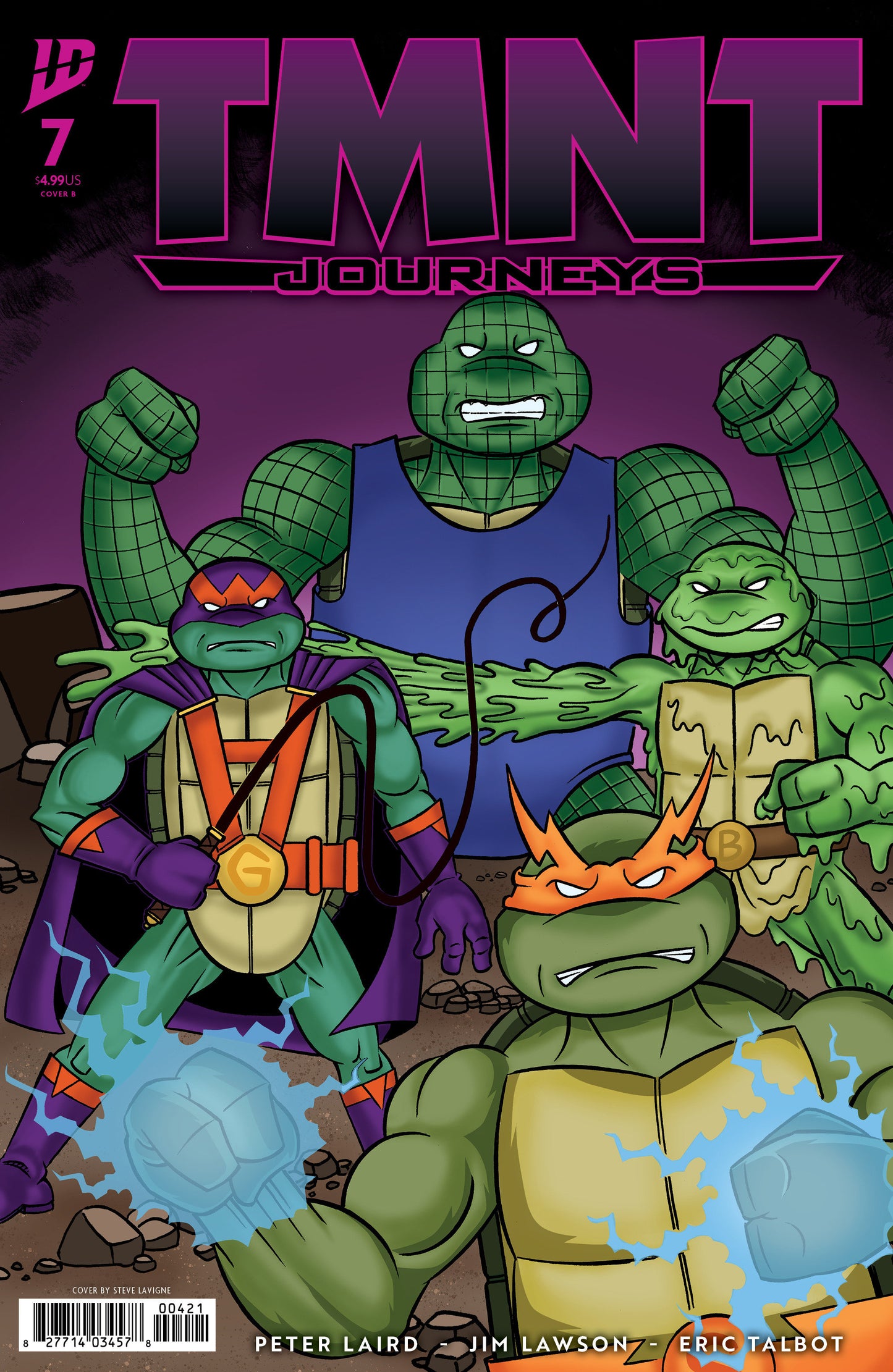 TEENAGE MUTANT NINJA TURTLES: JOURNEYS #7 VARIANT B (LAVIGNE) (IDW 2026) Comic