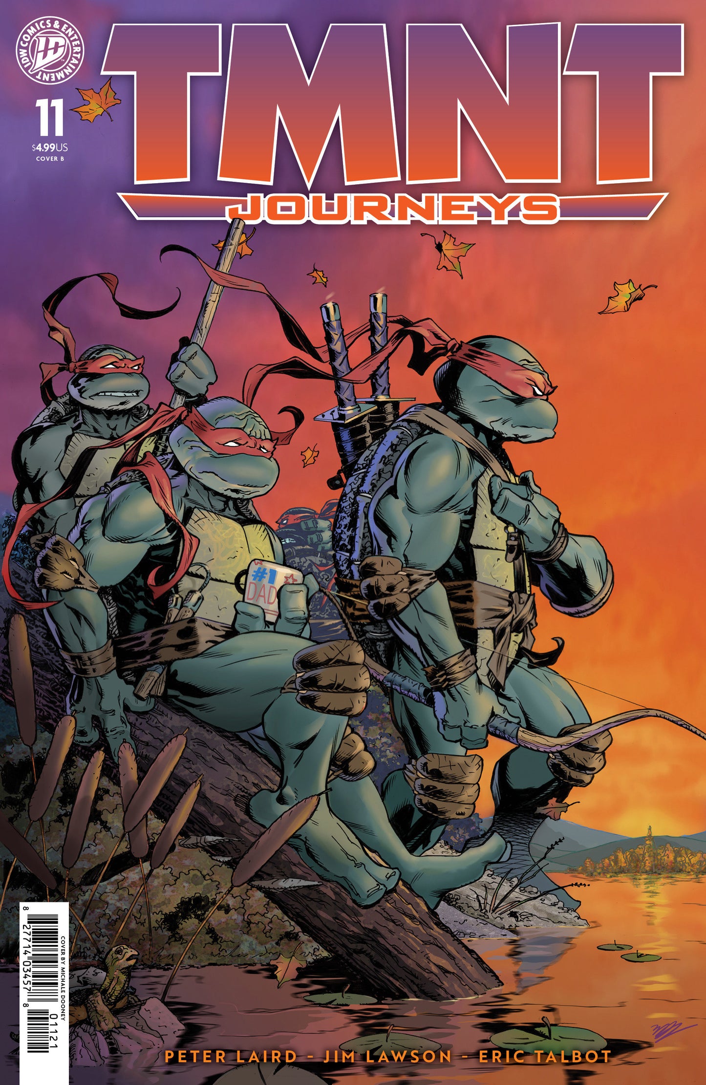 TEENAGE MUTANT NINJA TURTLES: JOURNEYS #11 VARIANT B (DOONEY) (IDW 2026) Comic