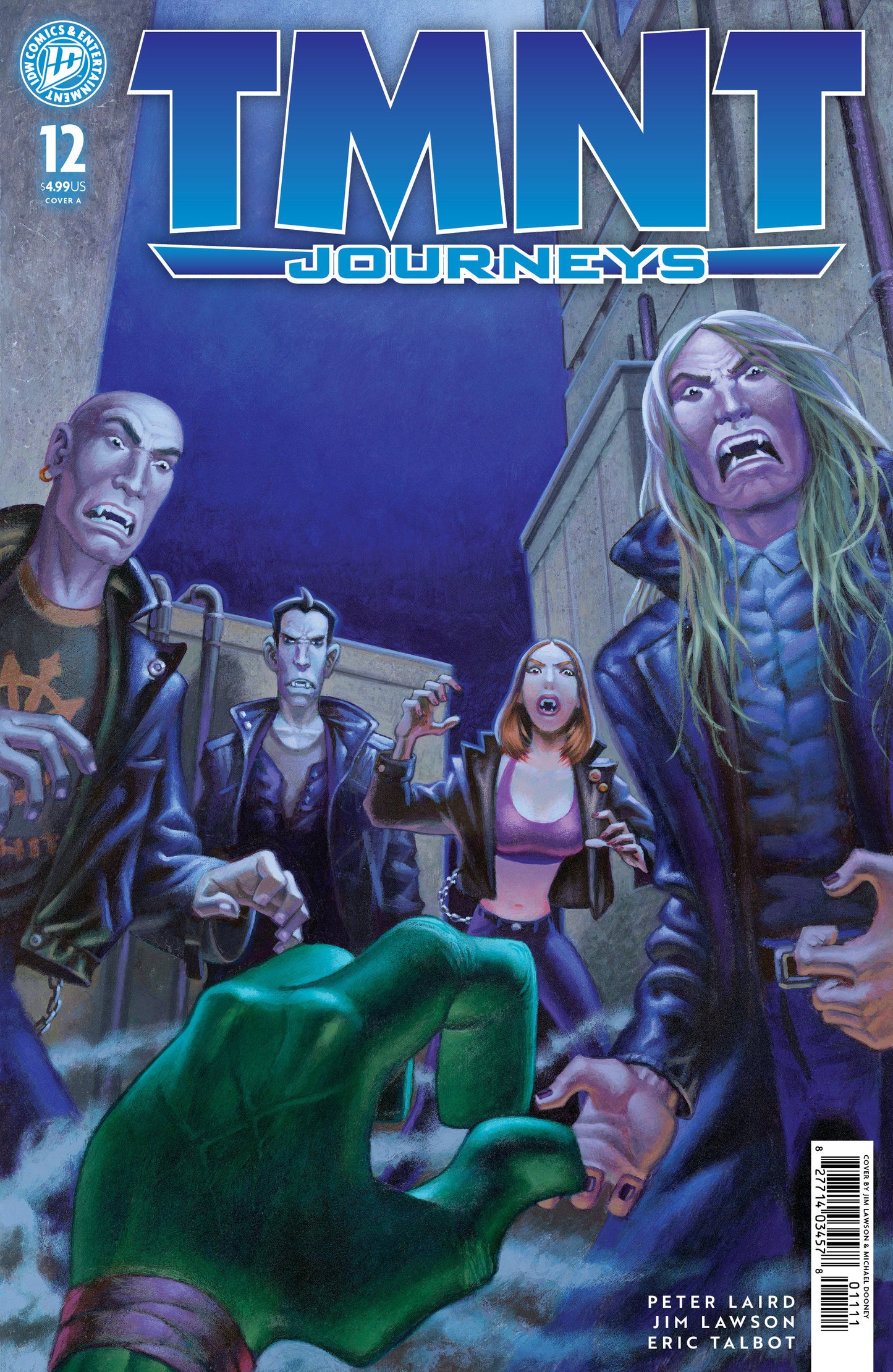 TEENAGE MUTANT NINJA TURTLES: JOURNEYS #12 COVER A (DOONEY & LAWSON)