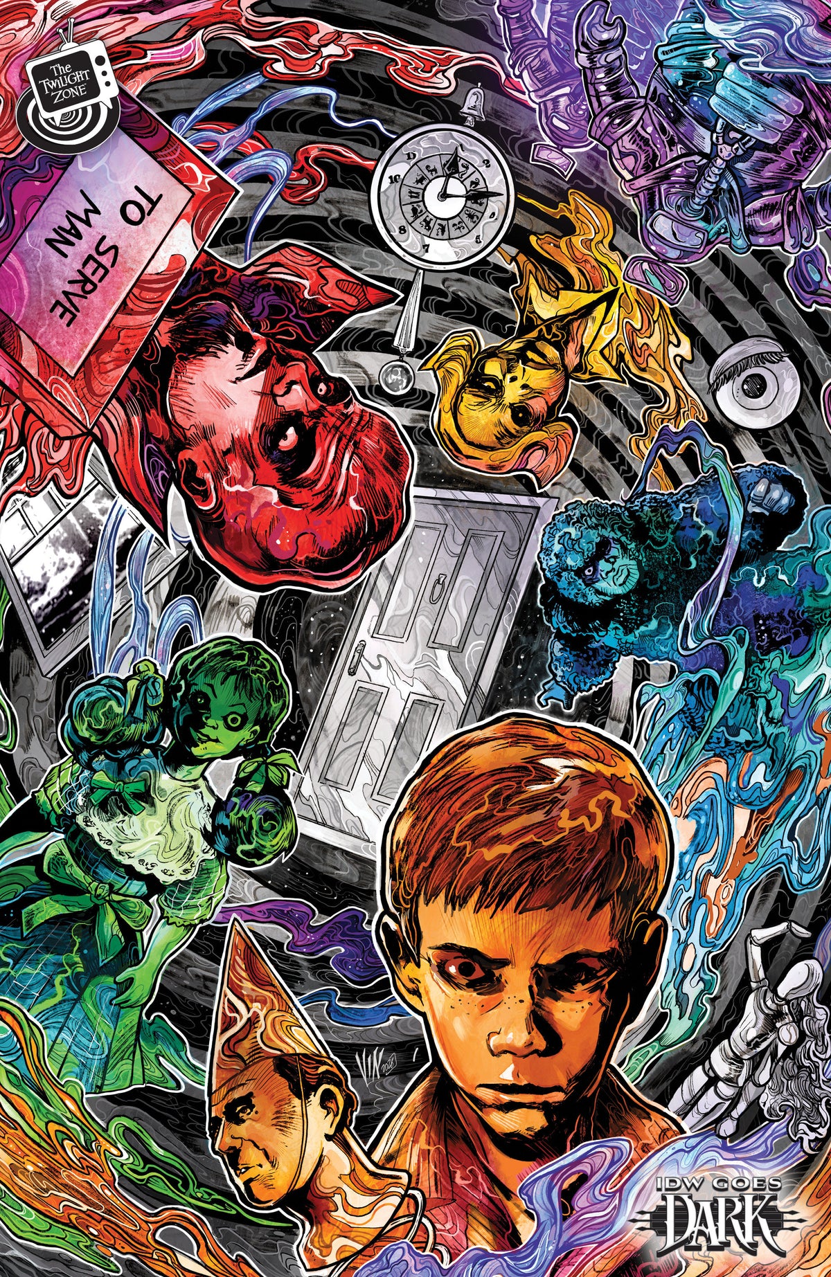 THE TWILIGHT ZONE #11 VARIANT C (RICCARDI IDW GOES DARK VARIANT) (2026) Comic