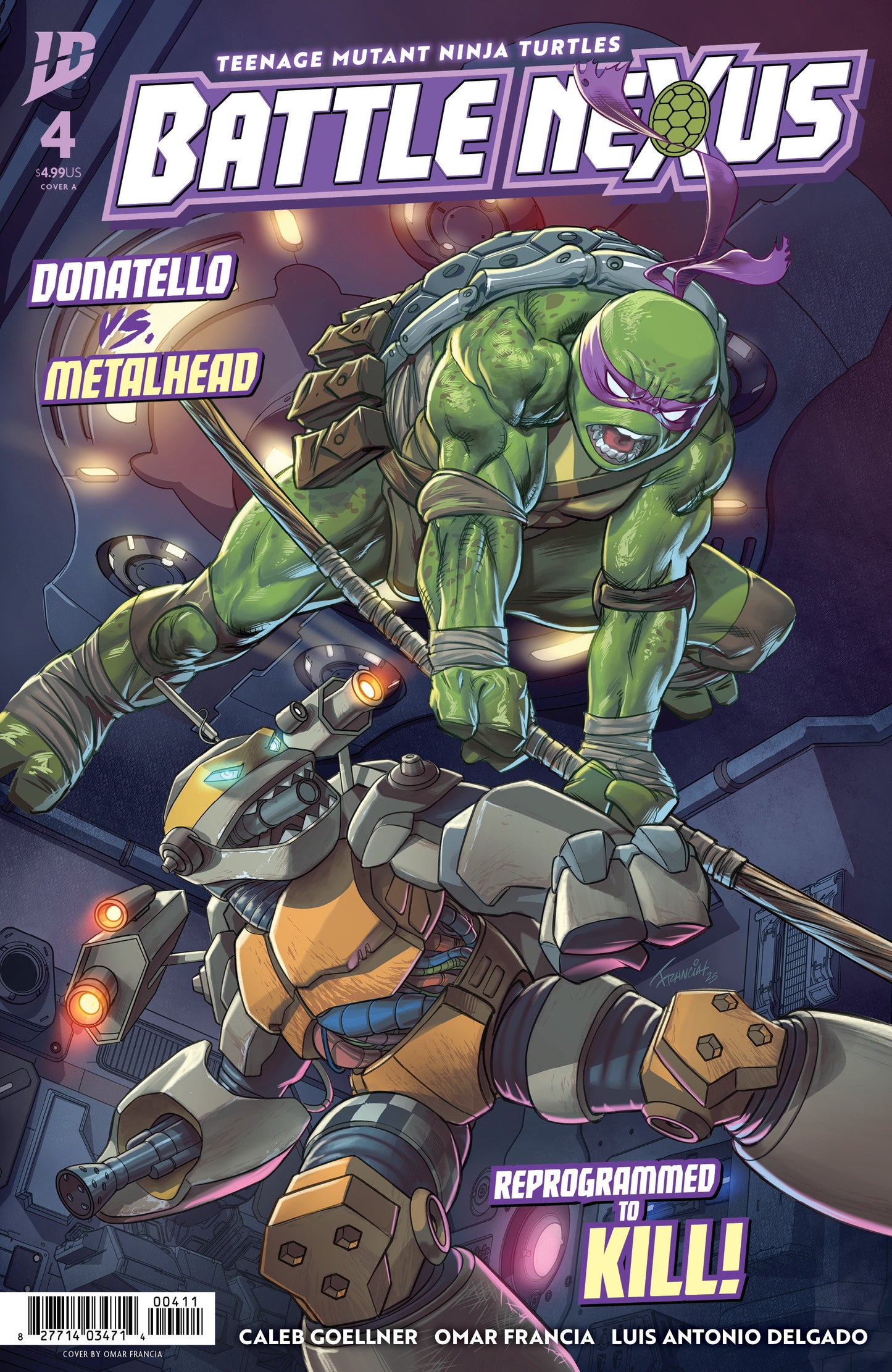 TEENAGE MUTANT NINJA TURTLES: BATTLE NEXUS #4 COVER A (FRANCIA) (IDW 2026) Comic
