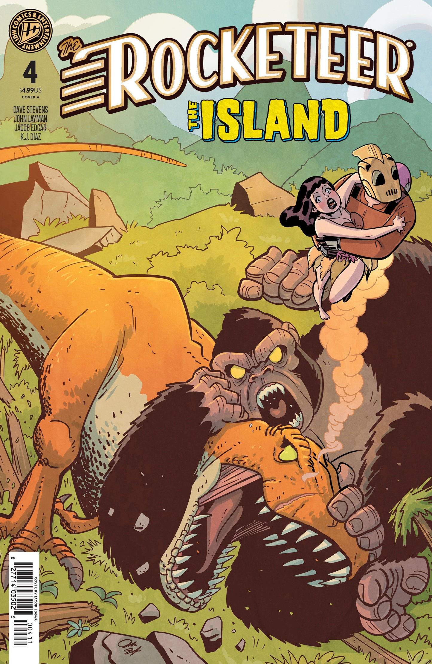 THE ROCKETEER: THE ISLAND #4 COVER A (EDGAR) (IDW Publishing 2026) Comic